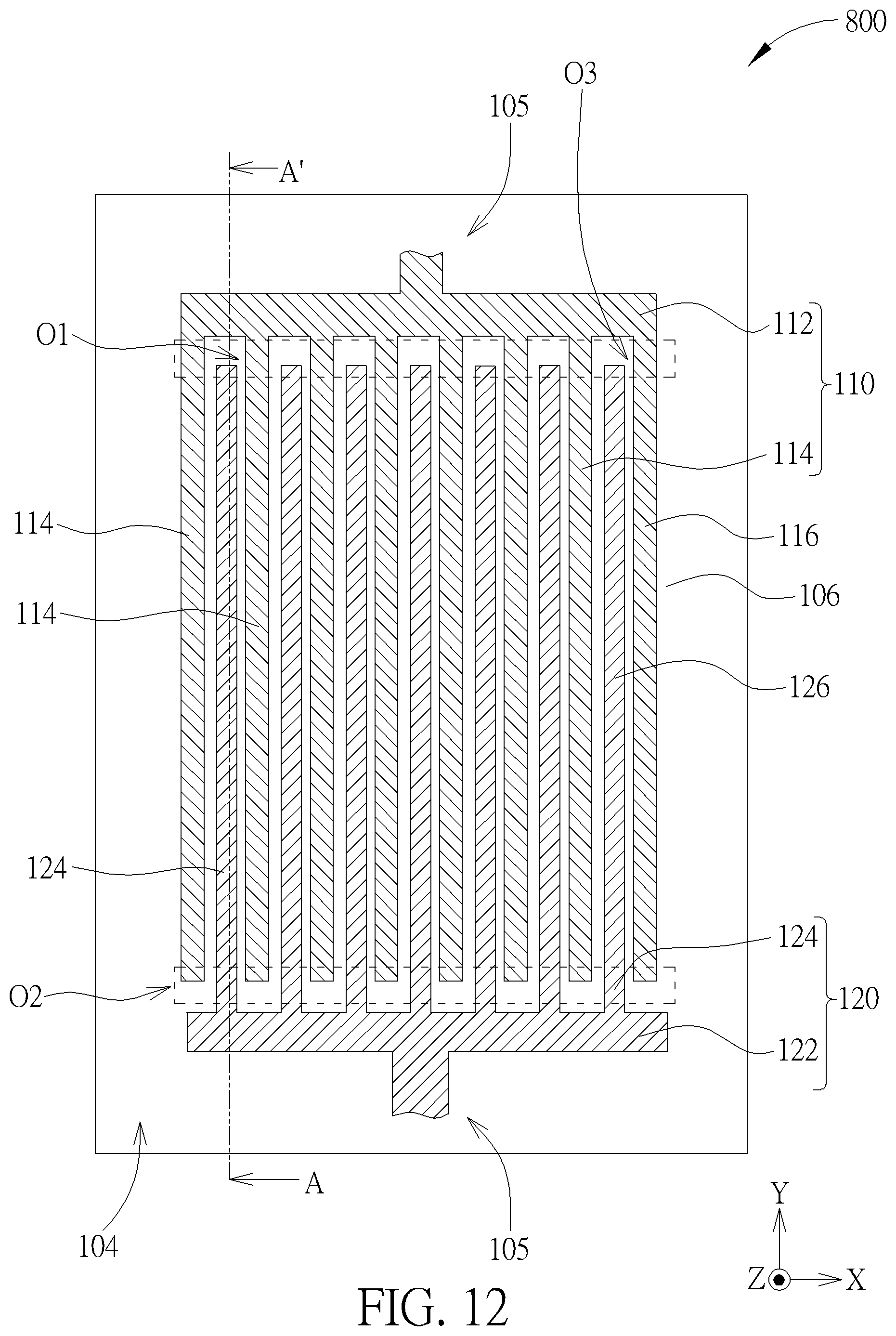 Patent US11784627 Figure 12 – Lamb wave resonator and method of fabricating the same