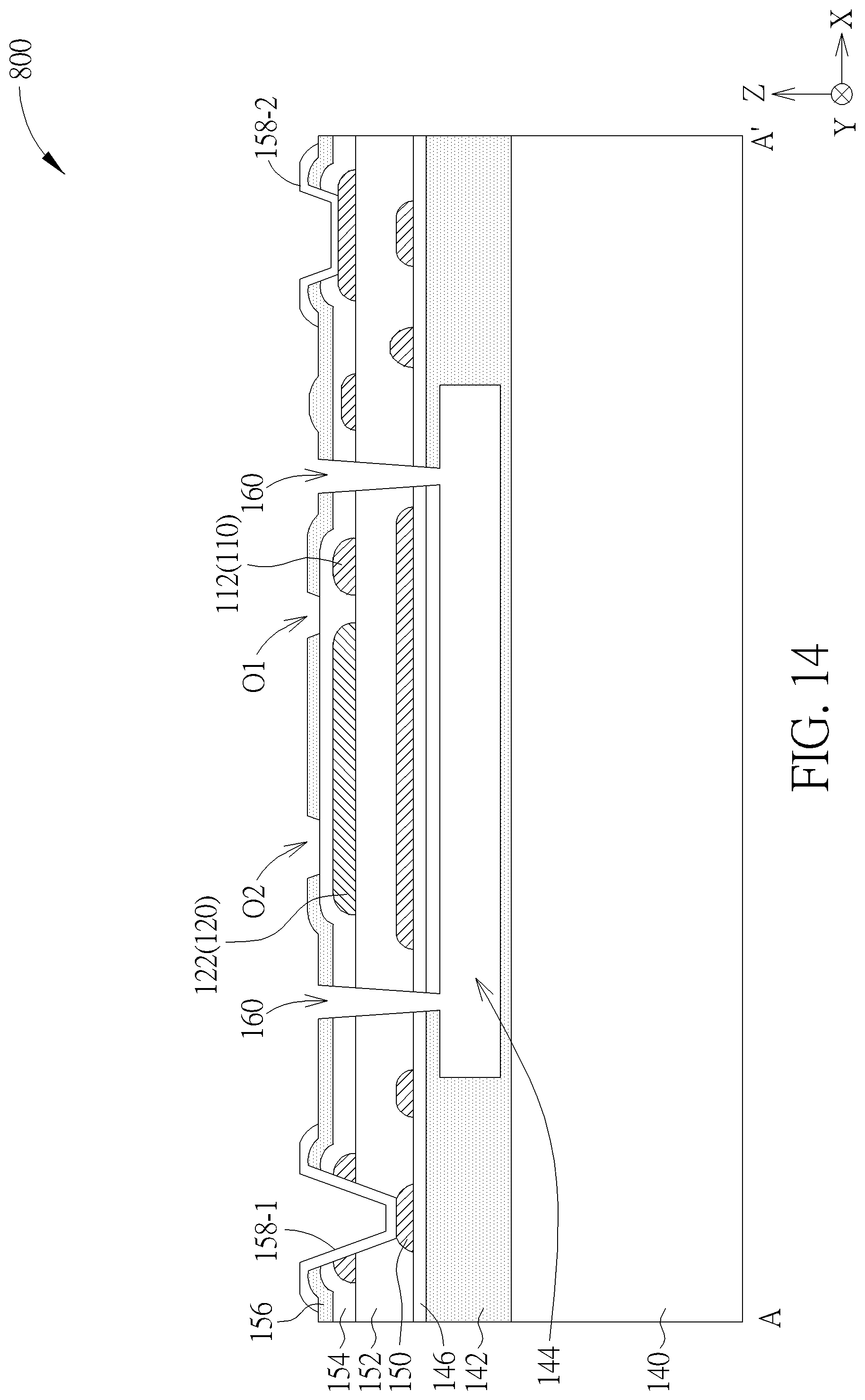 Patent US11784627 Figure 14 – Lamb wave resonator and method of fabricating the same