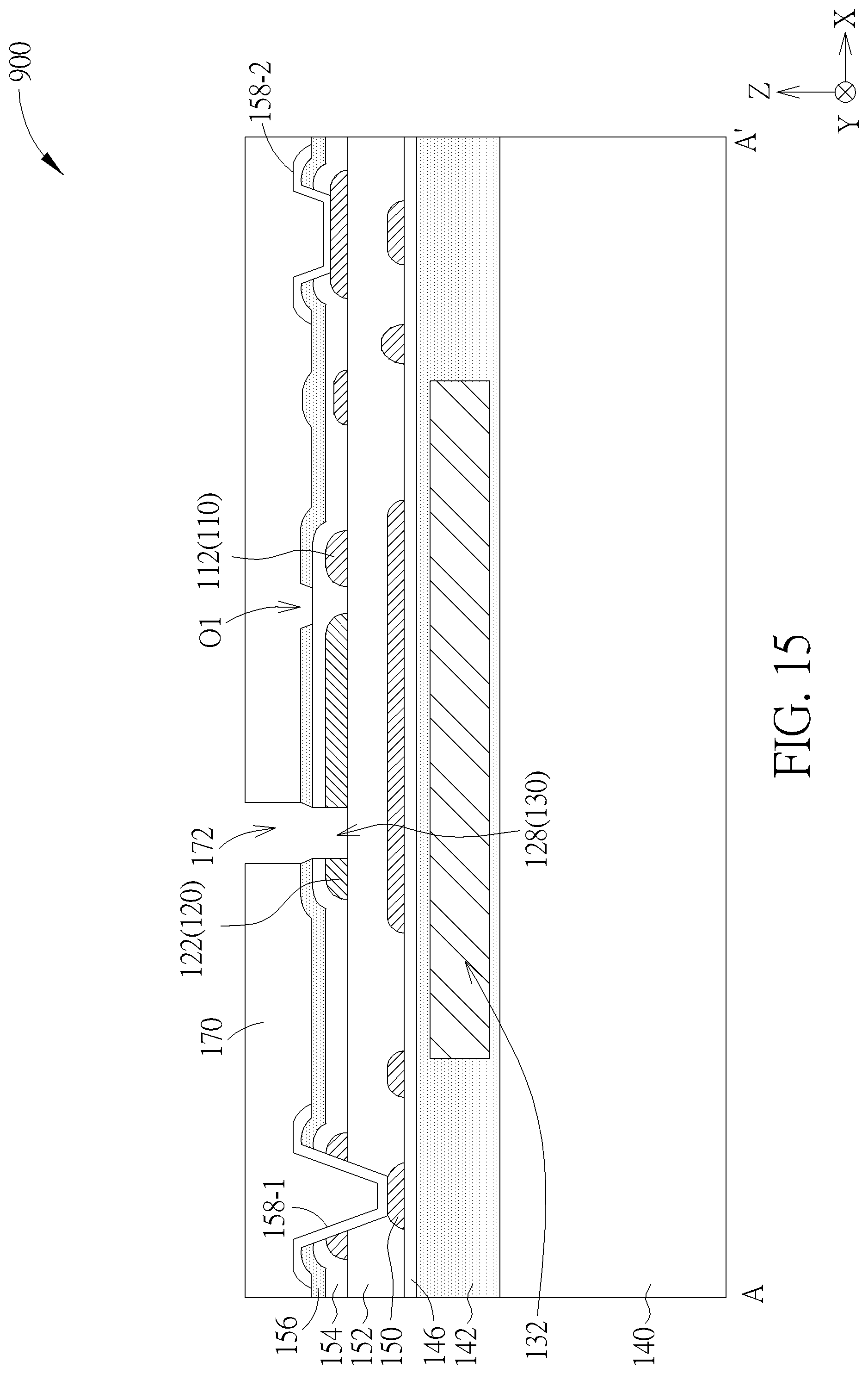 Patent US11784627 Figure 15 – Lamb wave resonator and method of fabricating the same