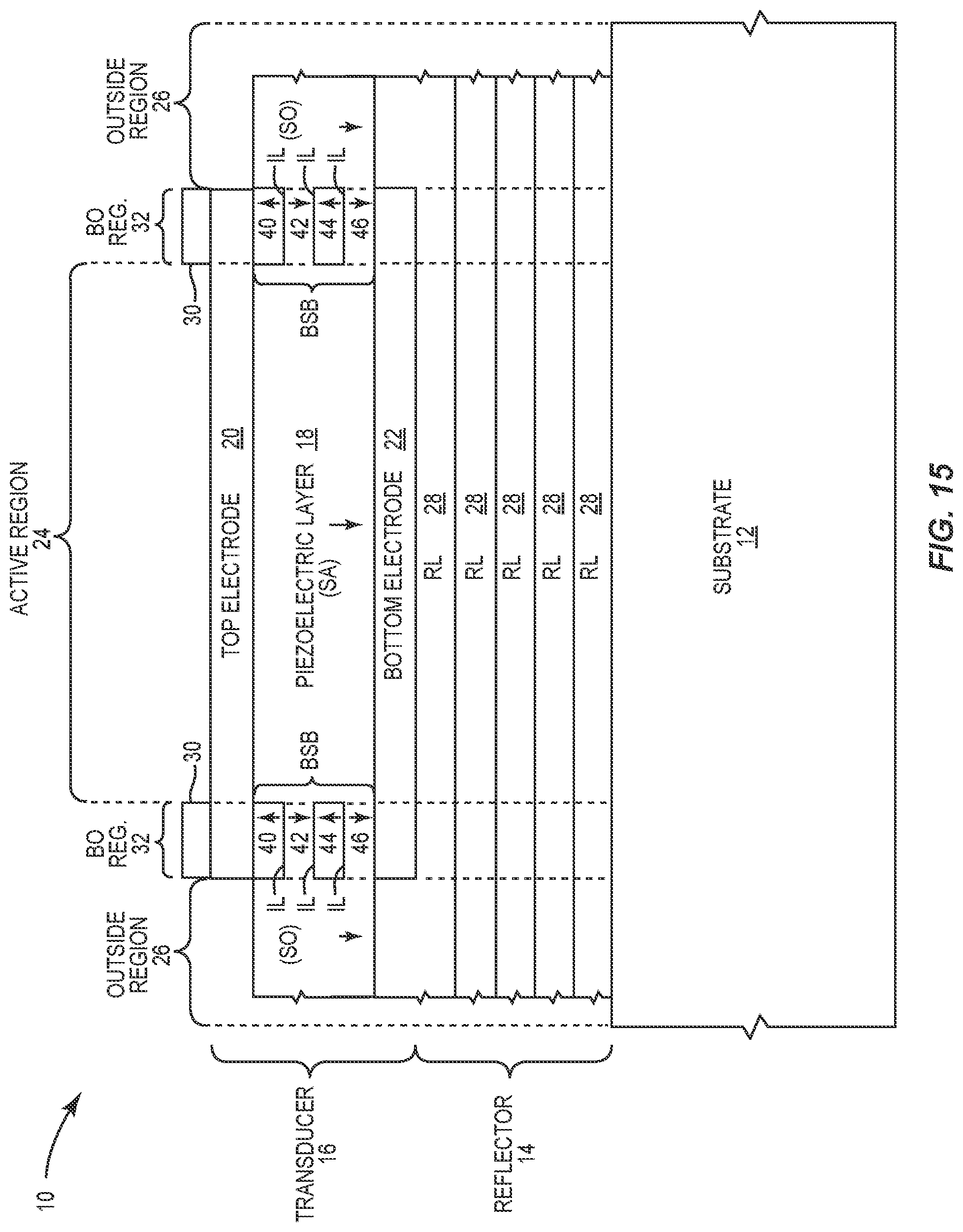Patent US11784628 Figure 15 – Bi-polar border region in piezoelectric device