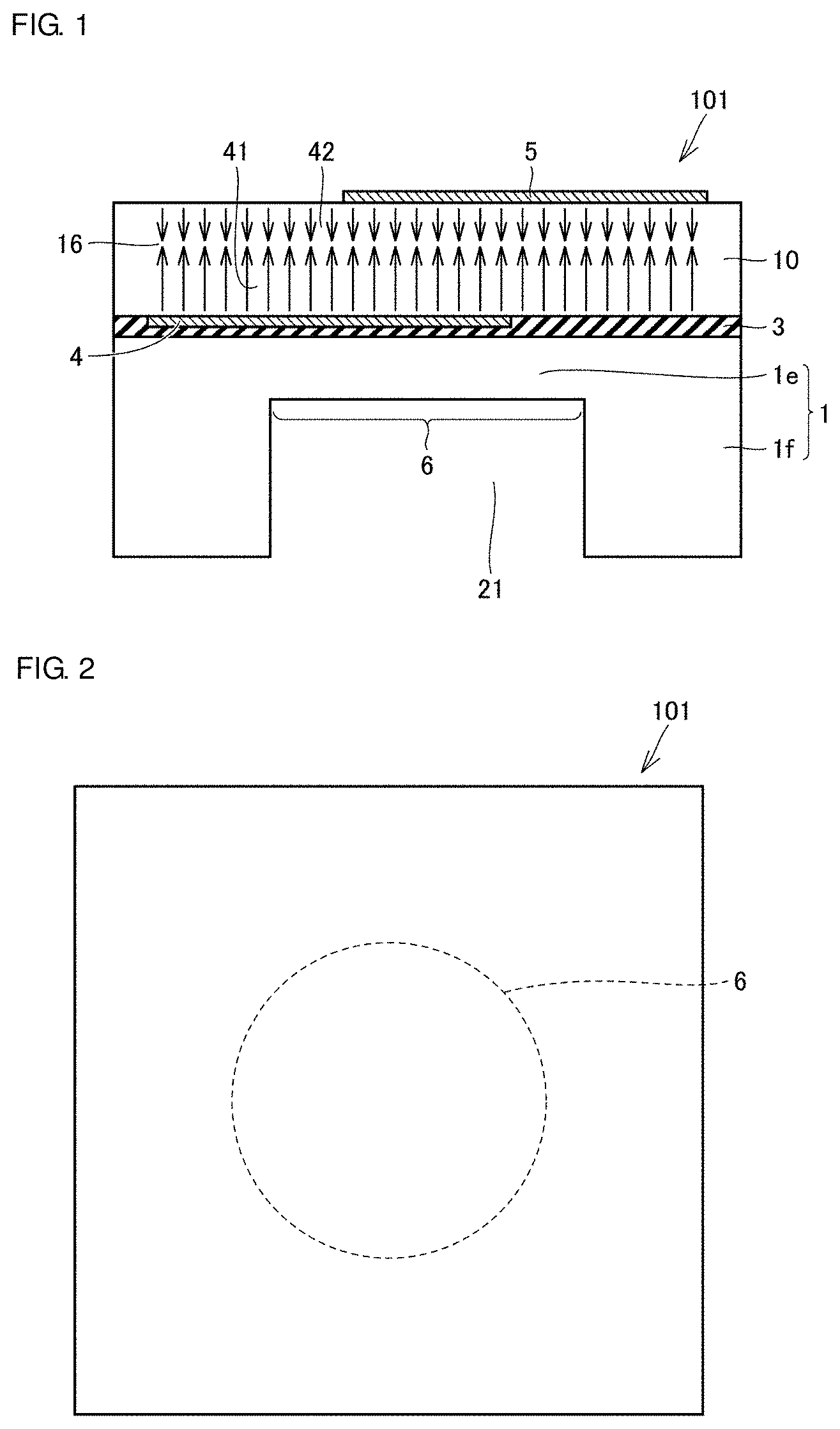 Patent US11784629 Figure 1 – Piezoelectric device