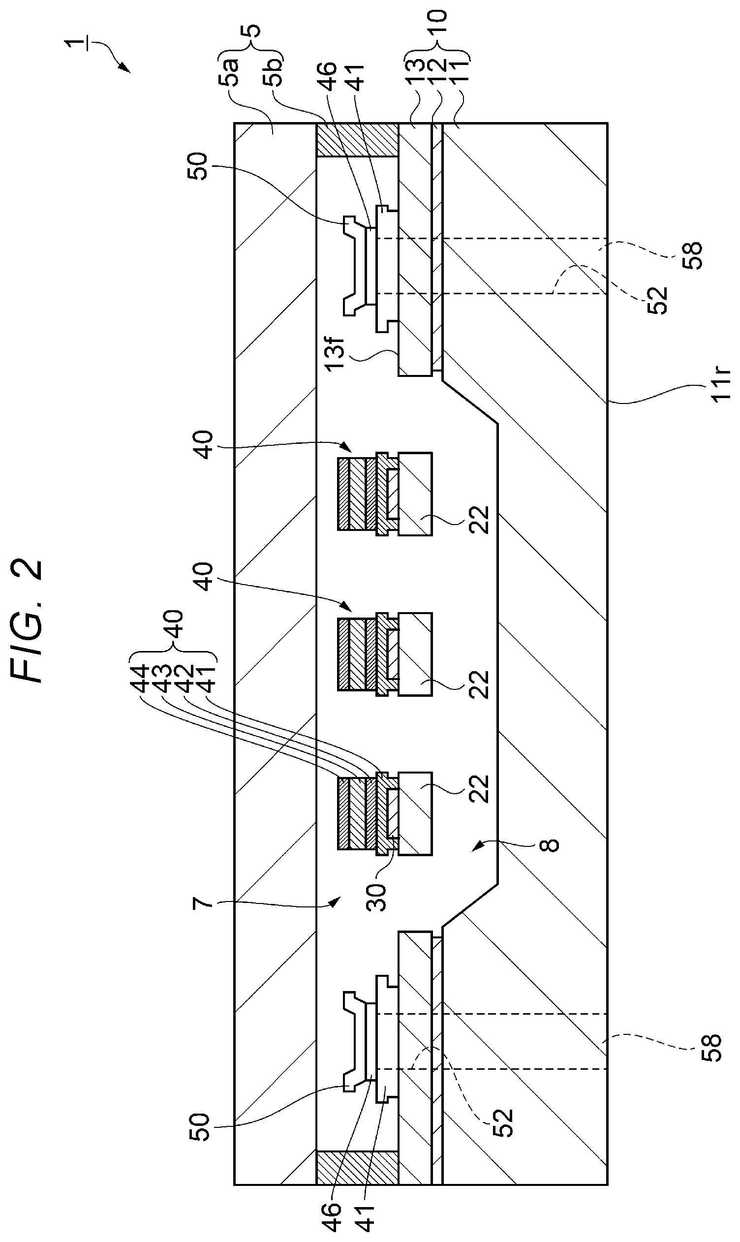 Patent US11784632 Figure 2 – Vibrator device, manufacturing method of vibrator device, electronic device, and vehicle