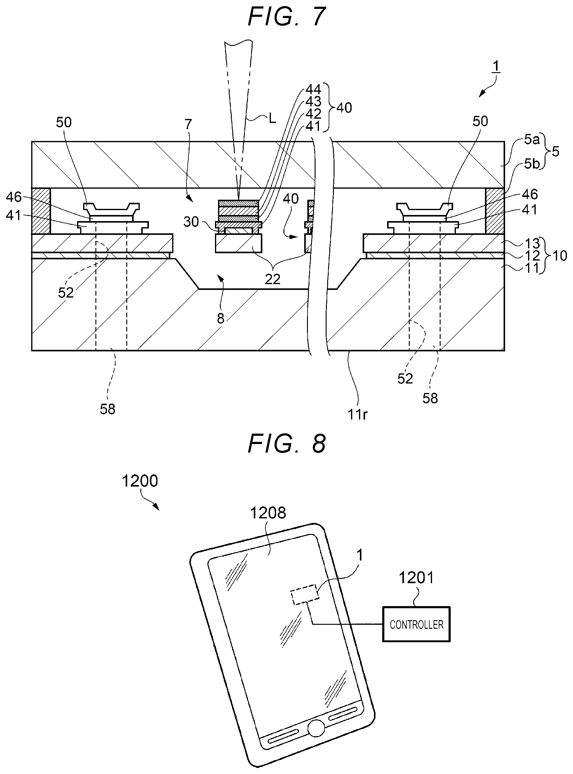 Patent US11784632 Figure 10 – Vibrator device, manufacturing method of vibrator device, electronic device, and vehicle