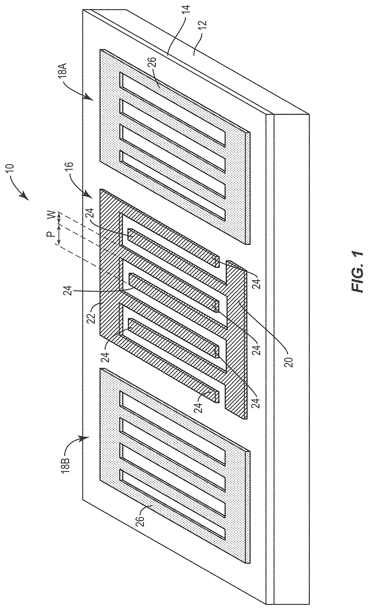 Patent US11784633 Figure 1 – Ladder-type surface acoustic wave device