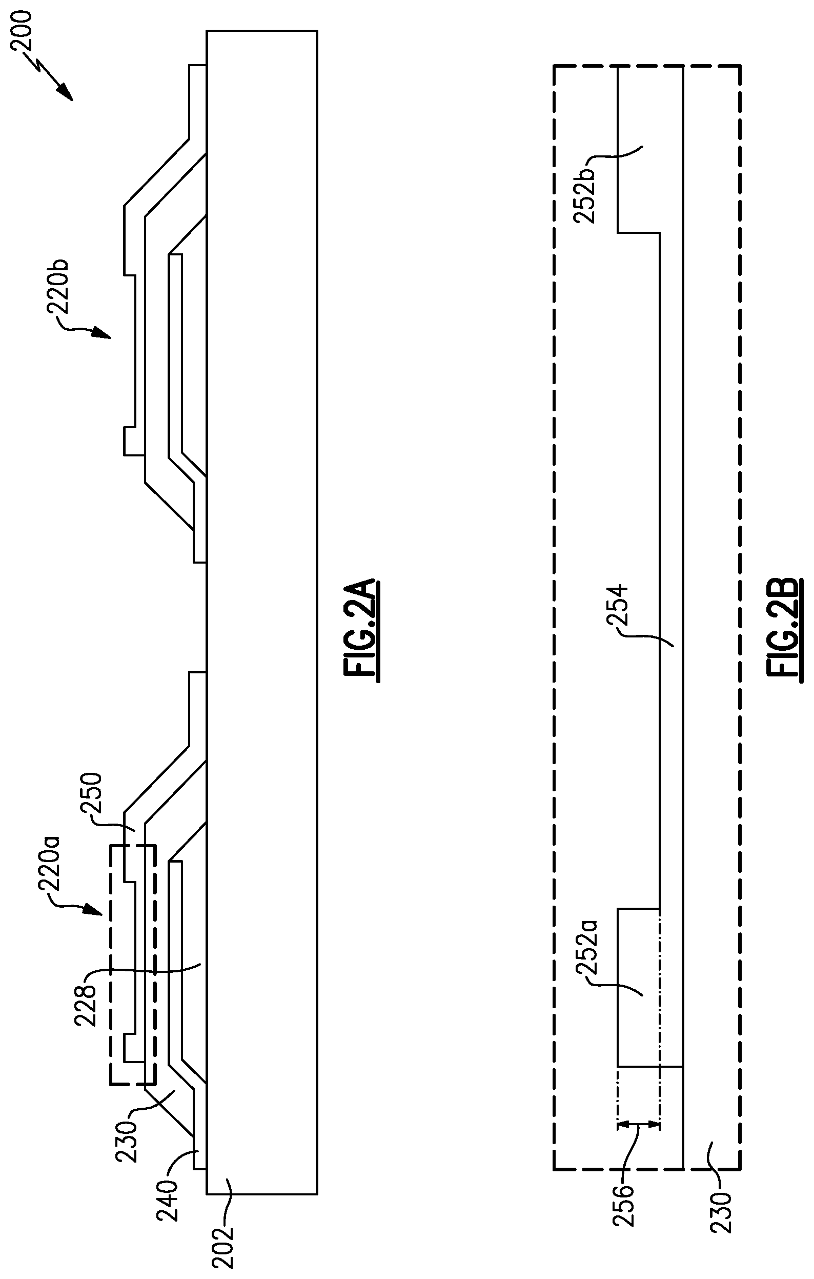 Patent US11784634 Figure 2 – Method for forming multiple bulk acoustic wave filters on shared die