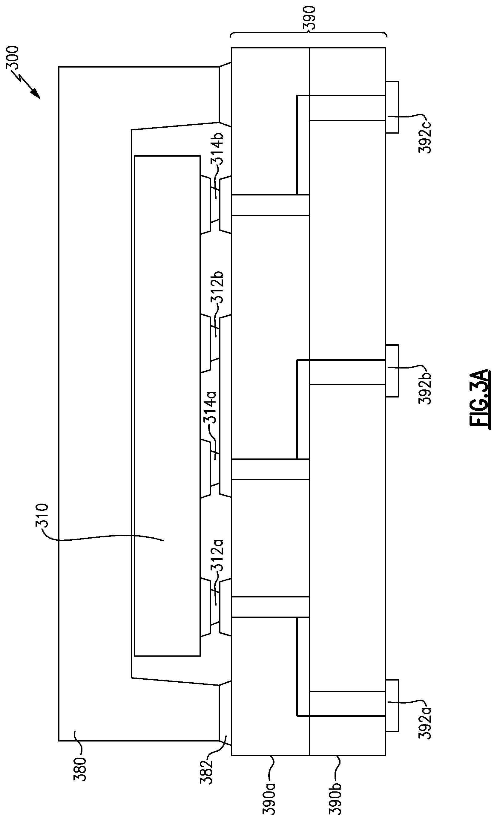 Patent US11784634 Figure 3 – Method for forming multiple bulk acoustic wave filters on shared die