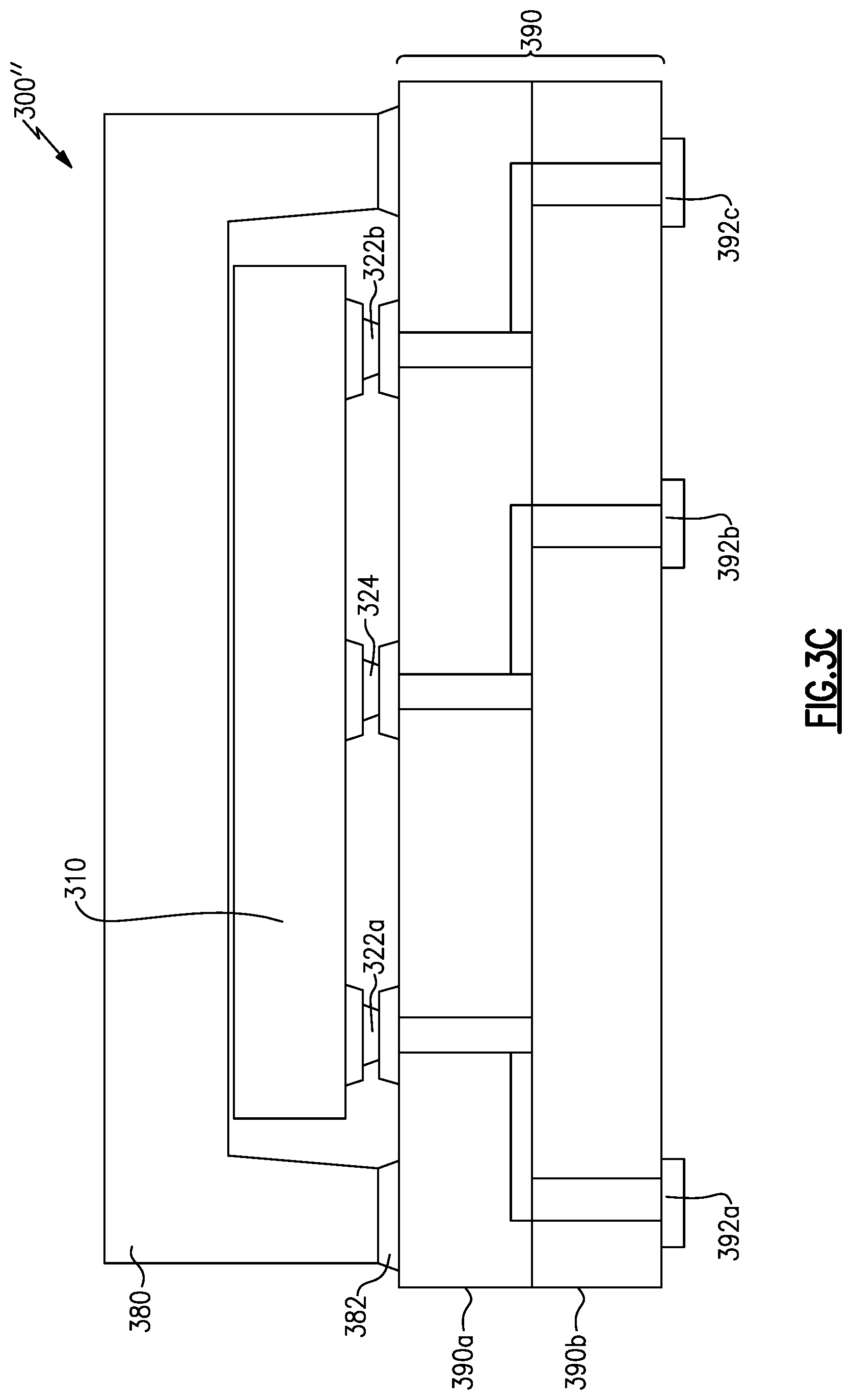 Patent US11784634 Figure 5 – Method for forming multiple bulk acoustic wave filters on shared die