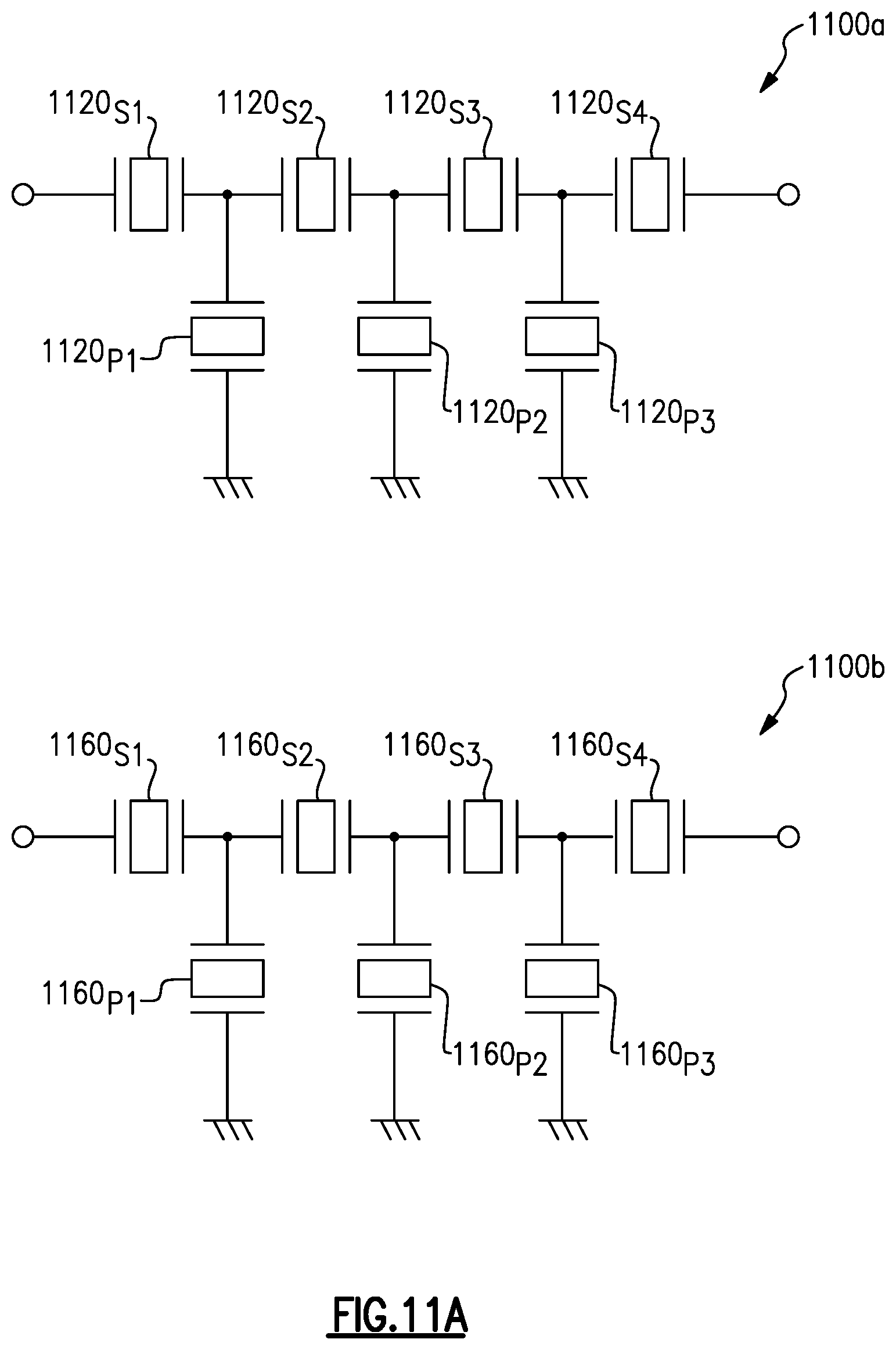 Patent US11784634 Figure 19 – Method for forming multiple bulk acoustic wave filters on shared die