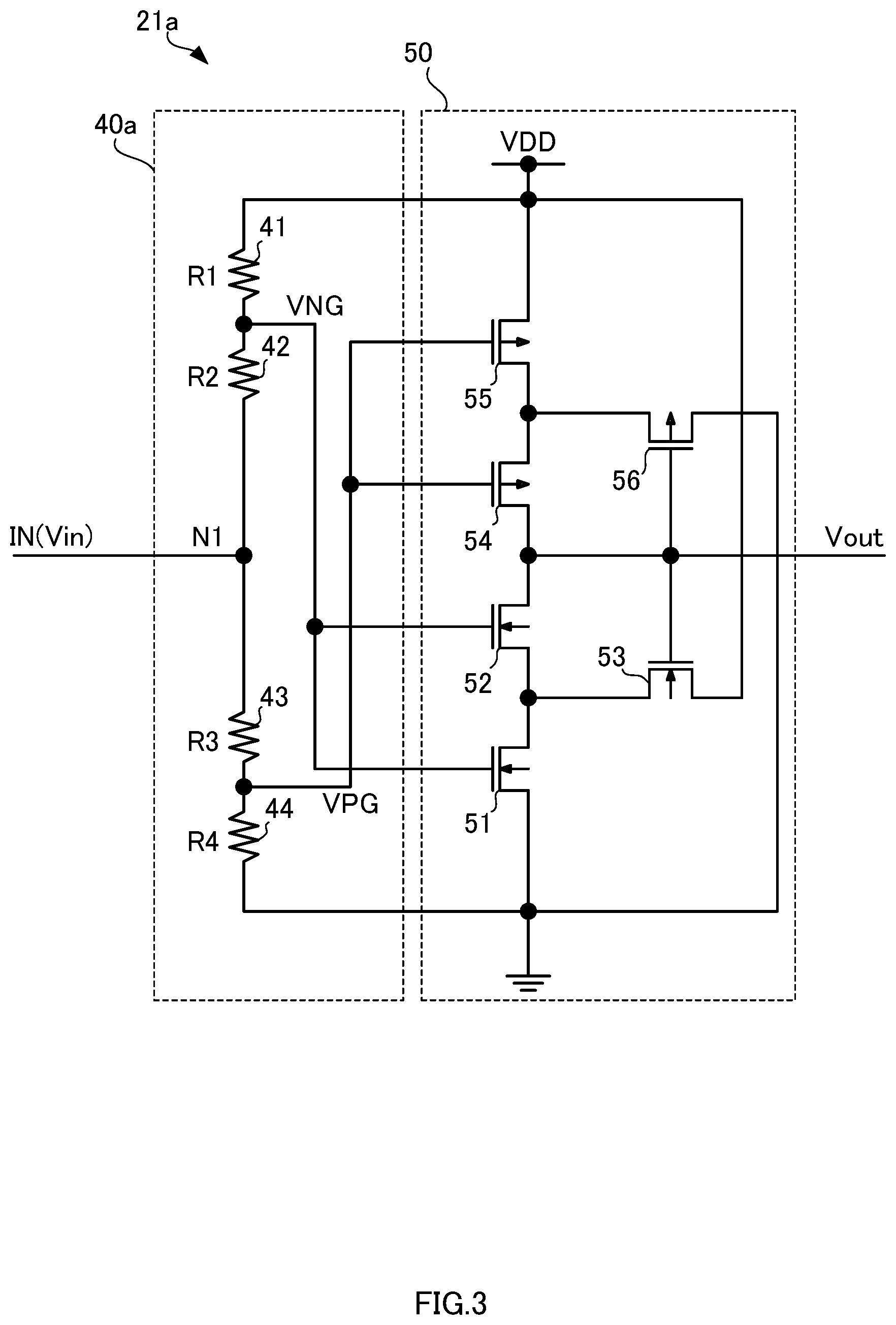 Patent US11784636 Figure 3 – Comparator circuit and semiconductor device