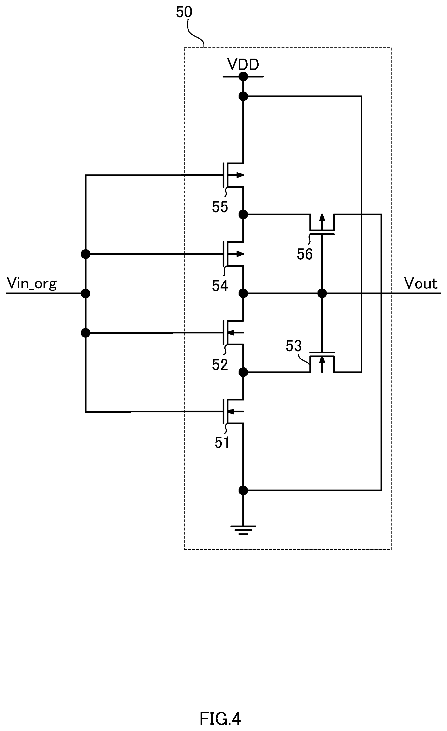 Patent US11784636 Figure 4 – Comparator circuit and semiconductor device