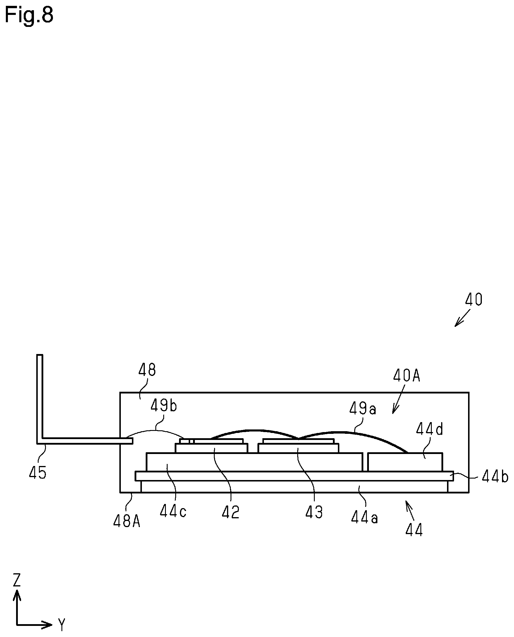 Patent US11784639 Figure 9 – Semiconductor device, semiconductor module, relay unit, battery unit, and vehicle