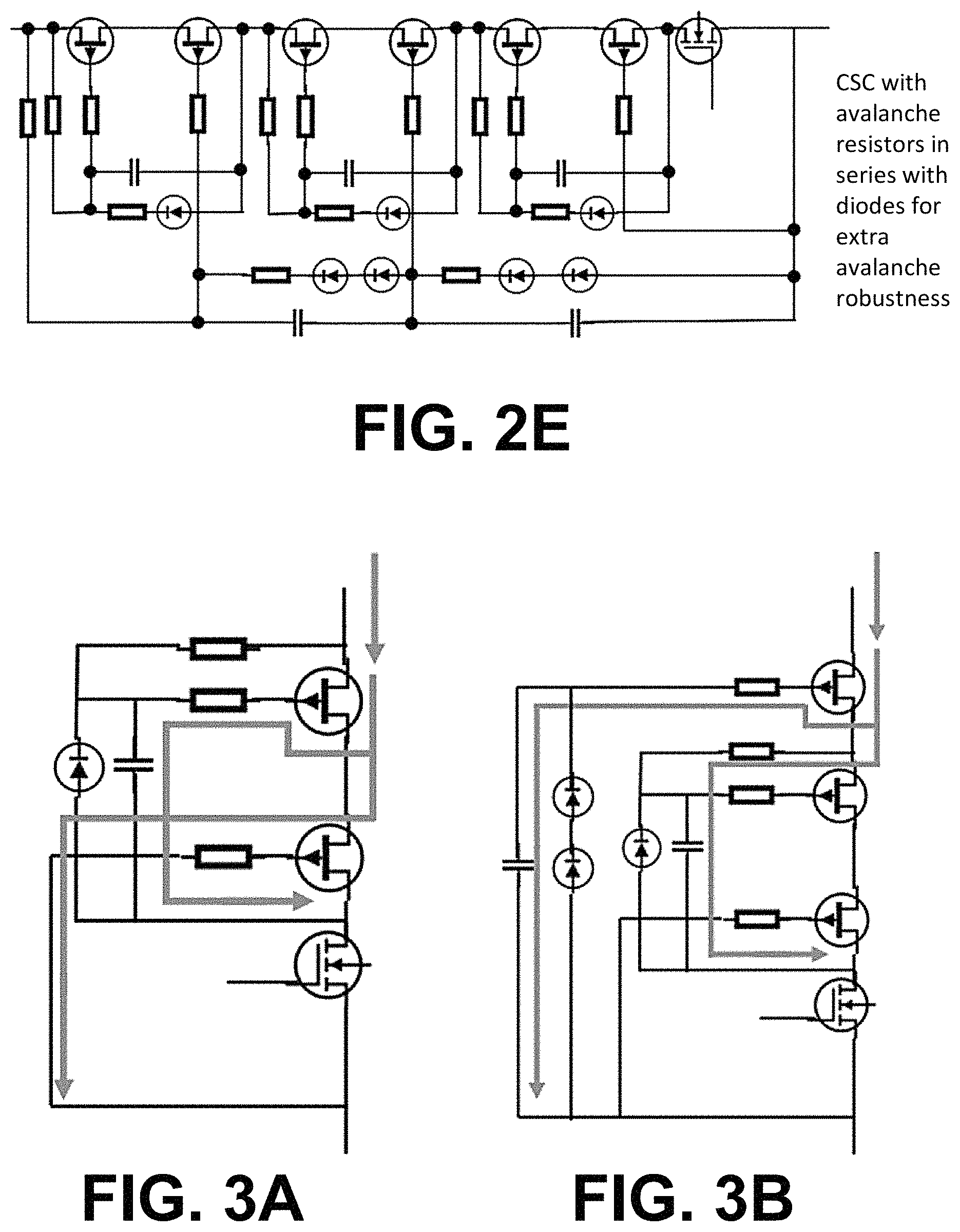 Patent US11784641 Figure 6 – High voltage cascaded supercascode power switch