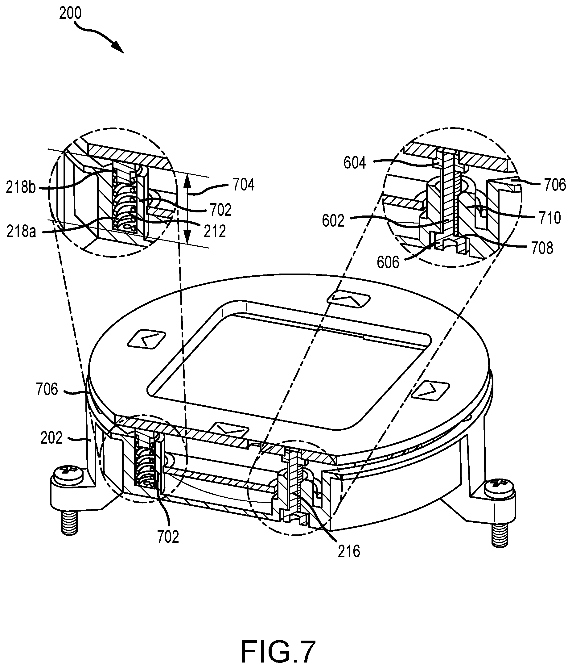Patent US11784643 Figure 5 – Capacitive button interface assembly