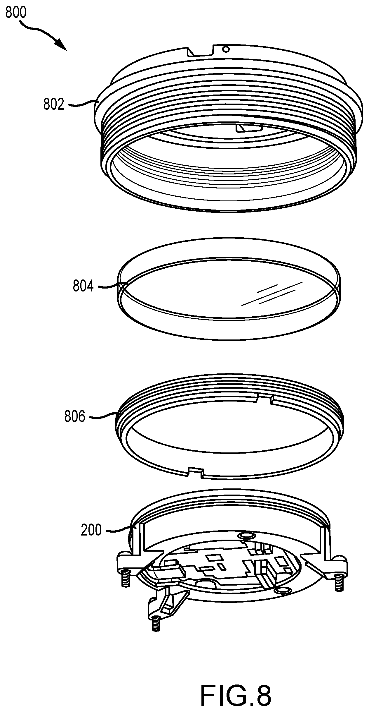 Patent US11784643 Figure 6 – Capacitive button interface assembly