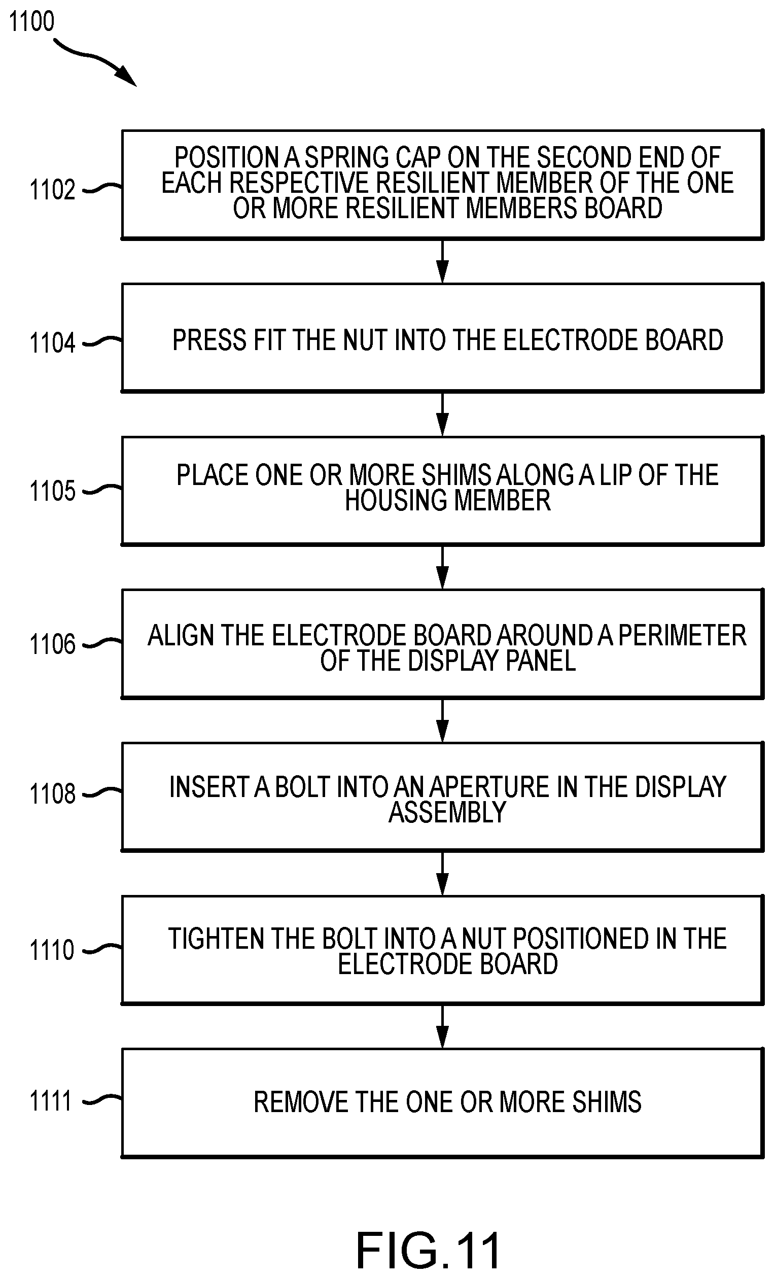 Patent US11784643 Figure 9 – Capacitive button interface assembly