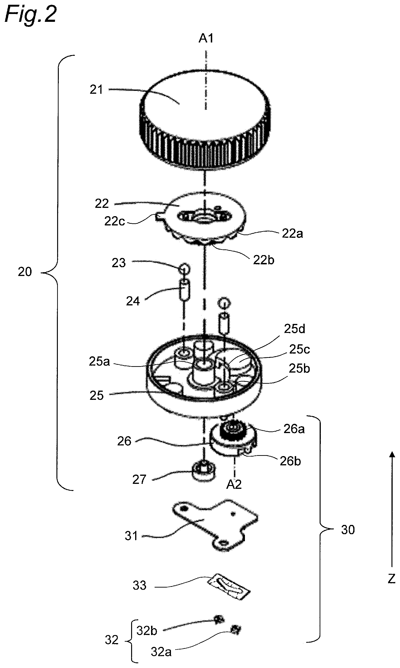 Patent US11784644 Figure 2 – Rotation detector and imaging device