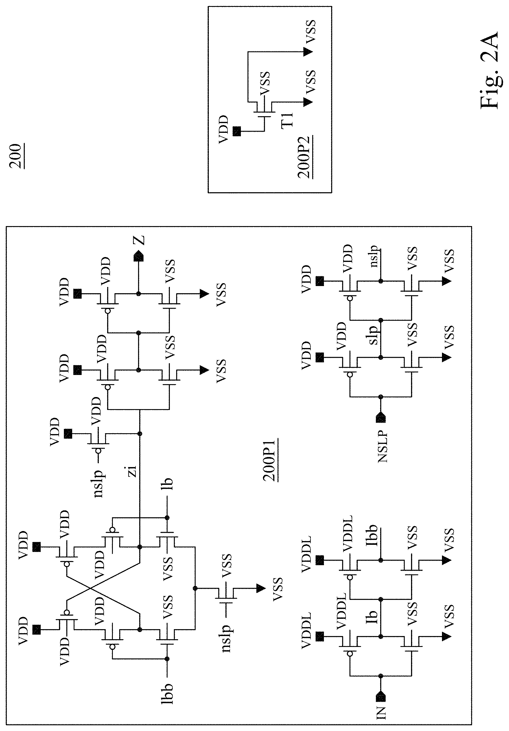 Patent US11784646 Figure 2 – Combined function IC cell device, layout, and method