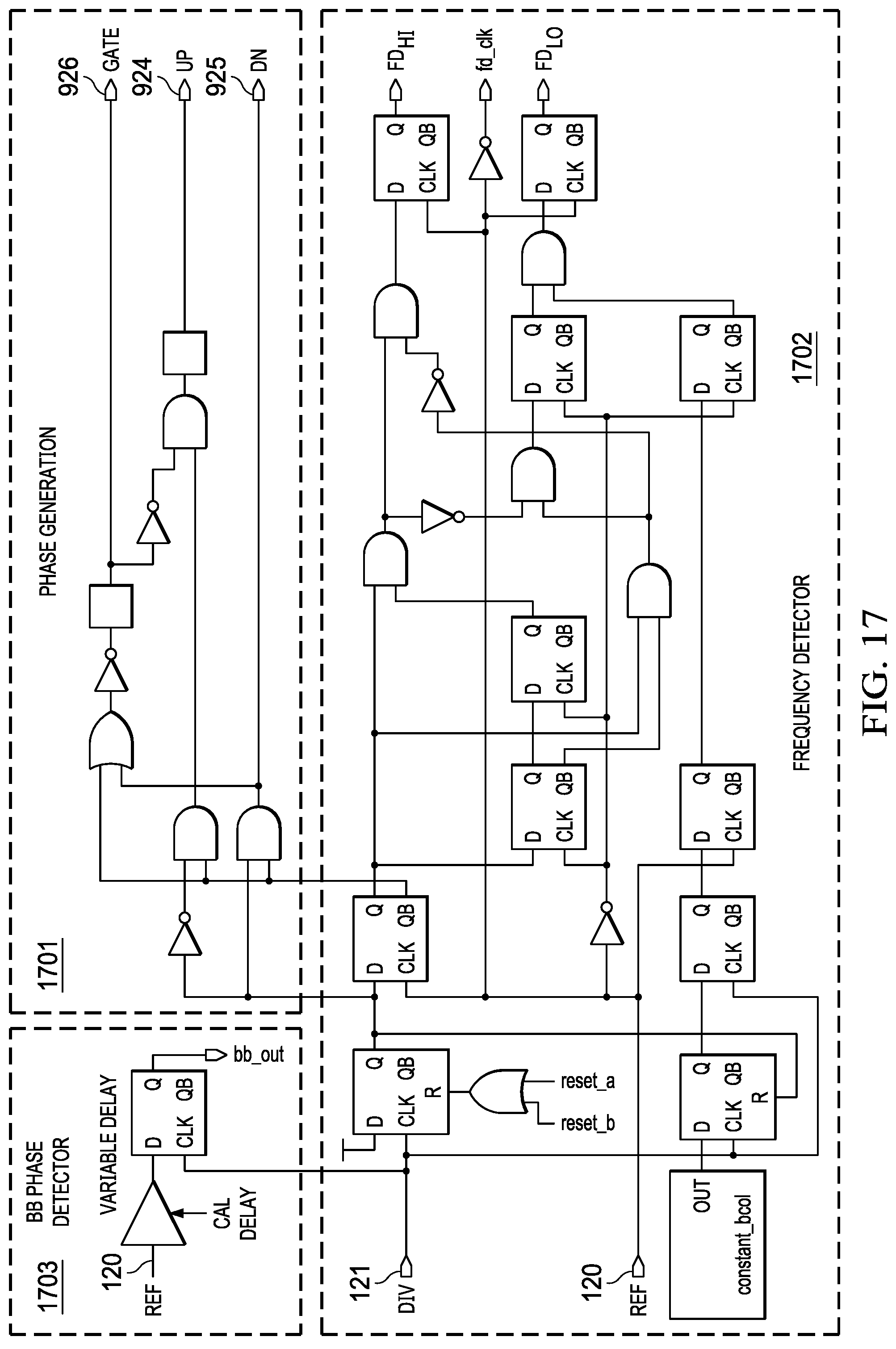 Patent US11784649 Figure 15 – High gain detector techniques for high bandwidth low noise phase-locked loops