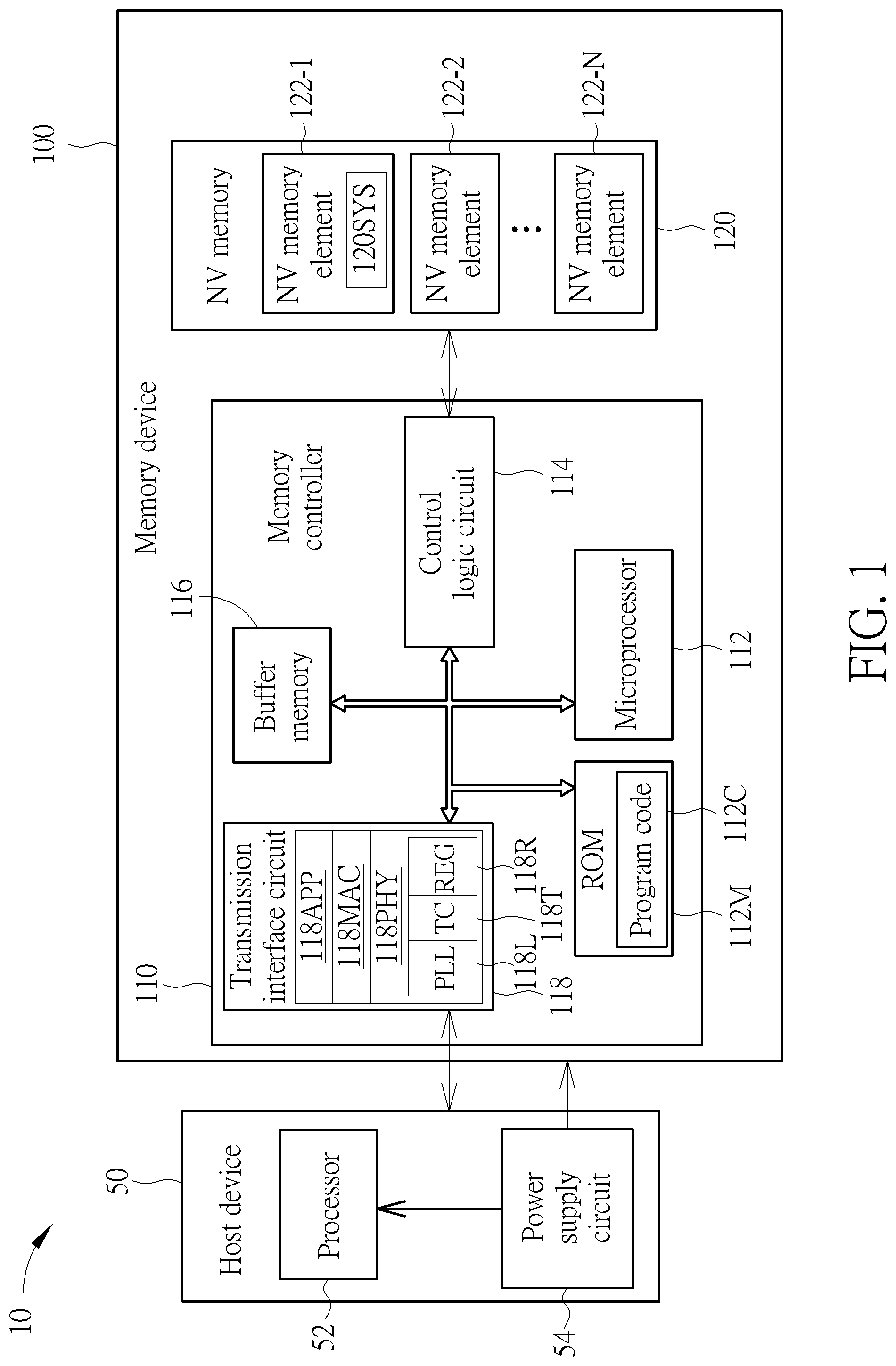 Patent US11784652 Figure 1 – Method and apparatus for performing on-system phase-locked loop management in memory device