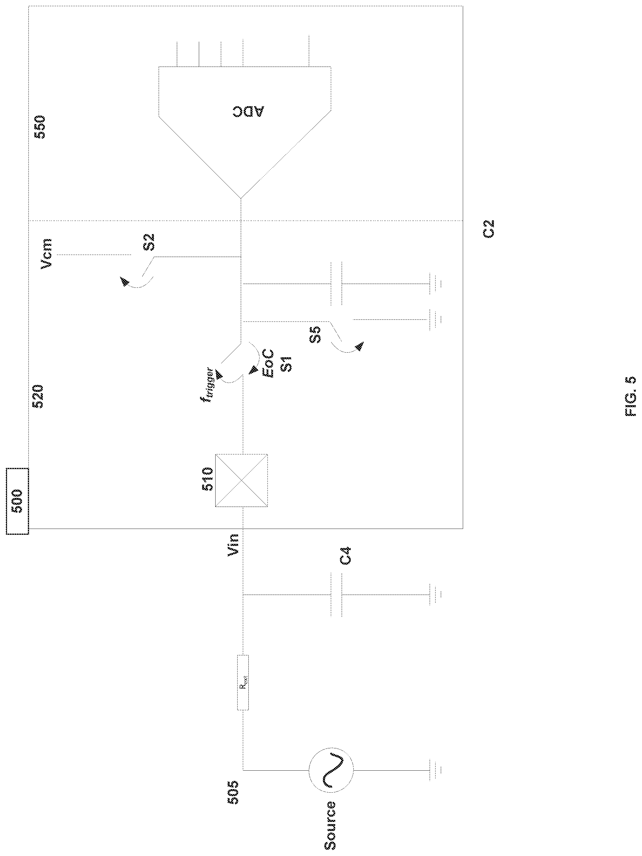 Patent US11784657 Figure 5 – Devices and systems for analog-to-digital conversion