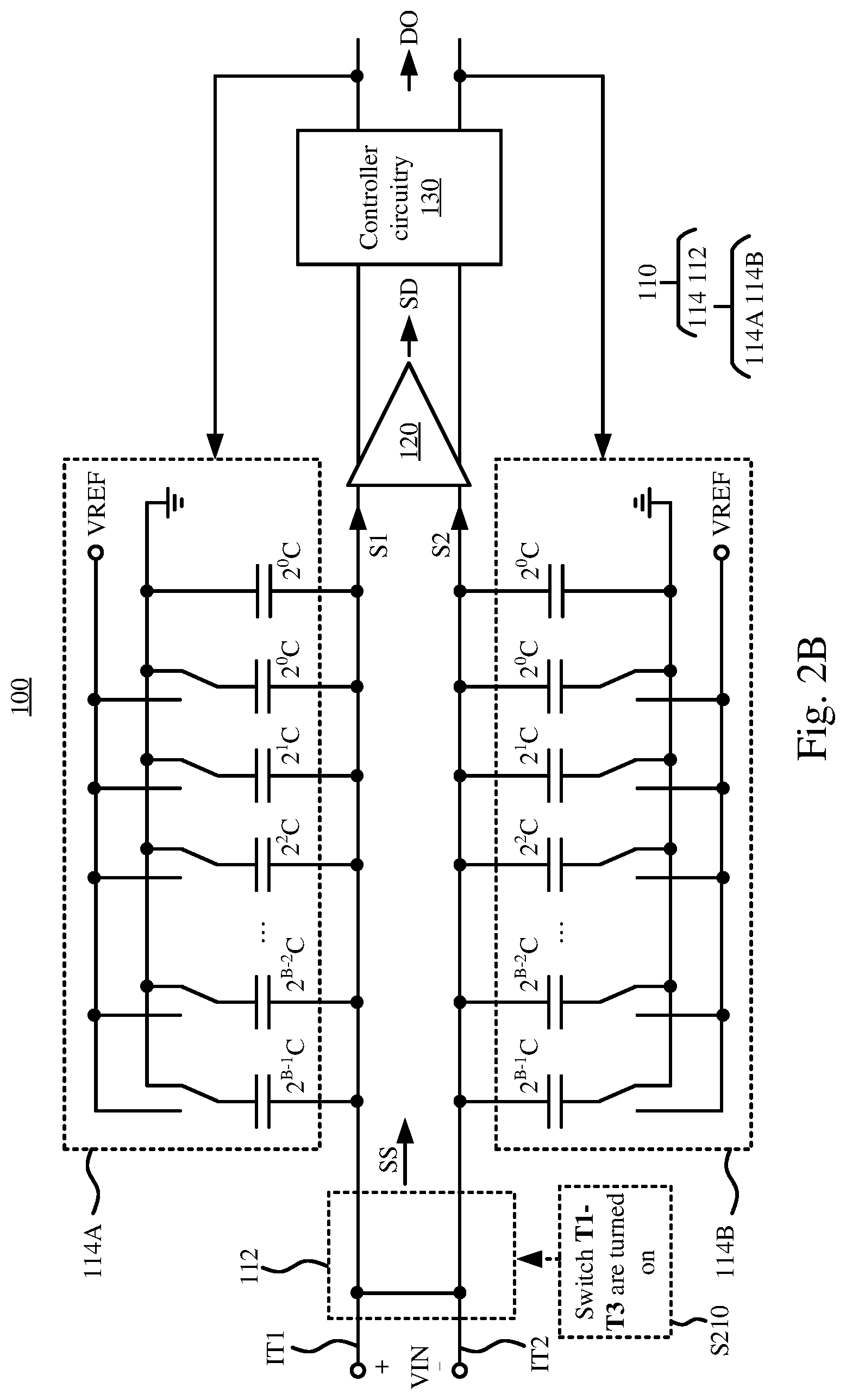 Patent US11784658 Figure 3 – Successive approximation register analog to digital converter and signal conversion method