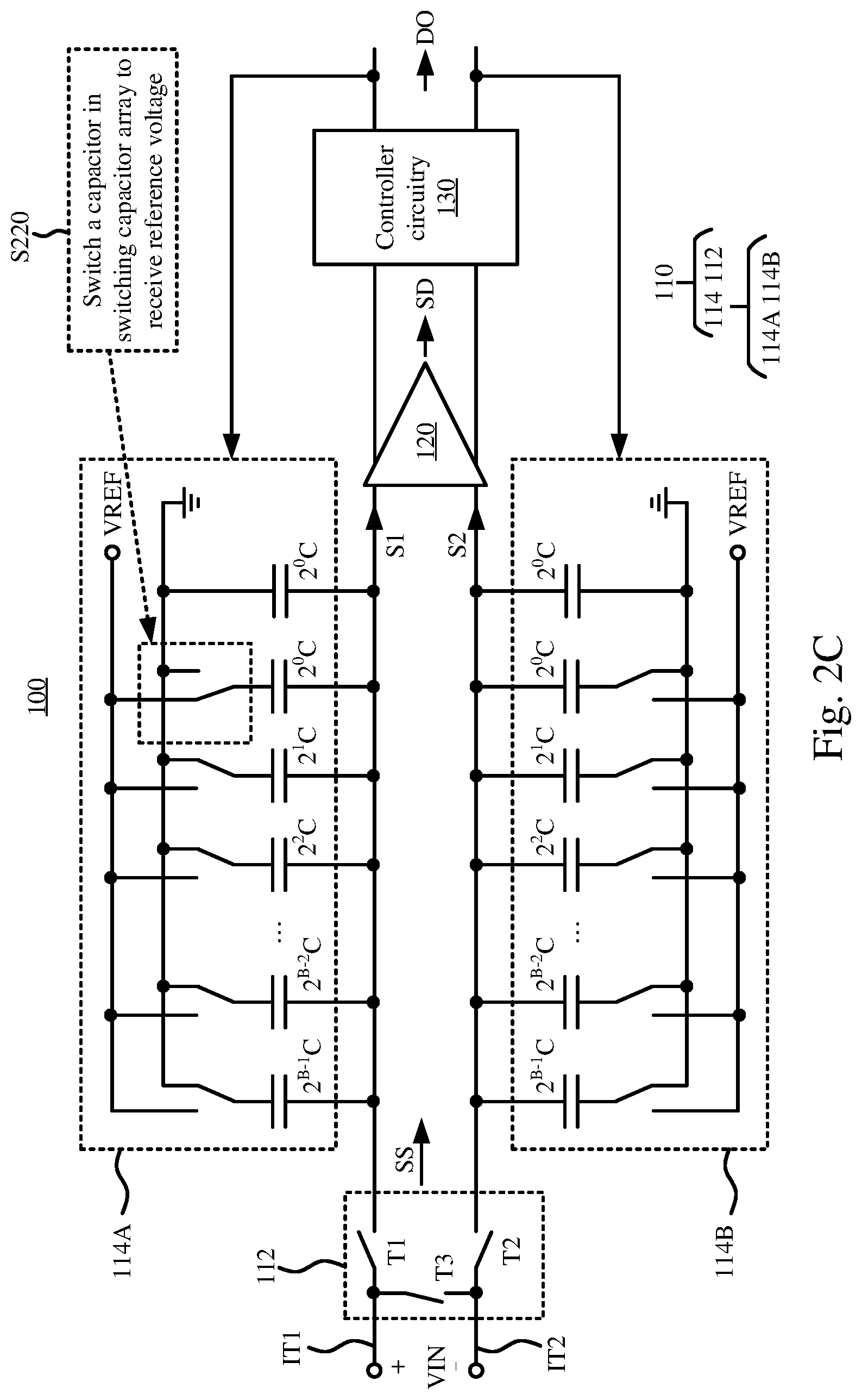 Patent US11784658 Figure 4 – Successive approximation register analog to digital converter and signal conversion method
