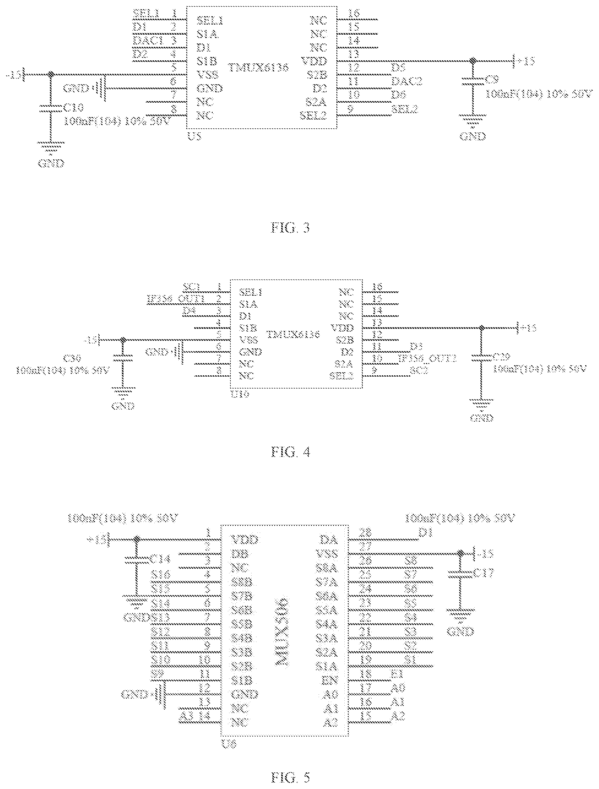 Patent US11784659 Figure 3 – Circuit system for weight modulation and image recognition of memristor array