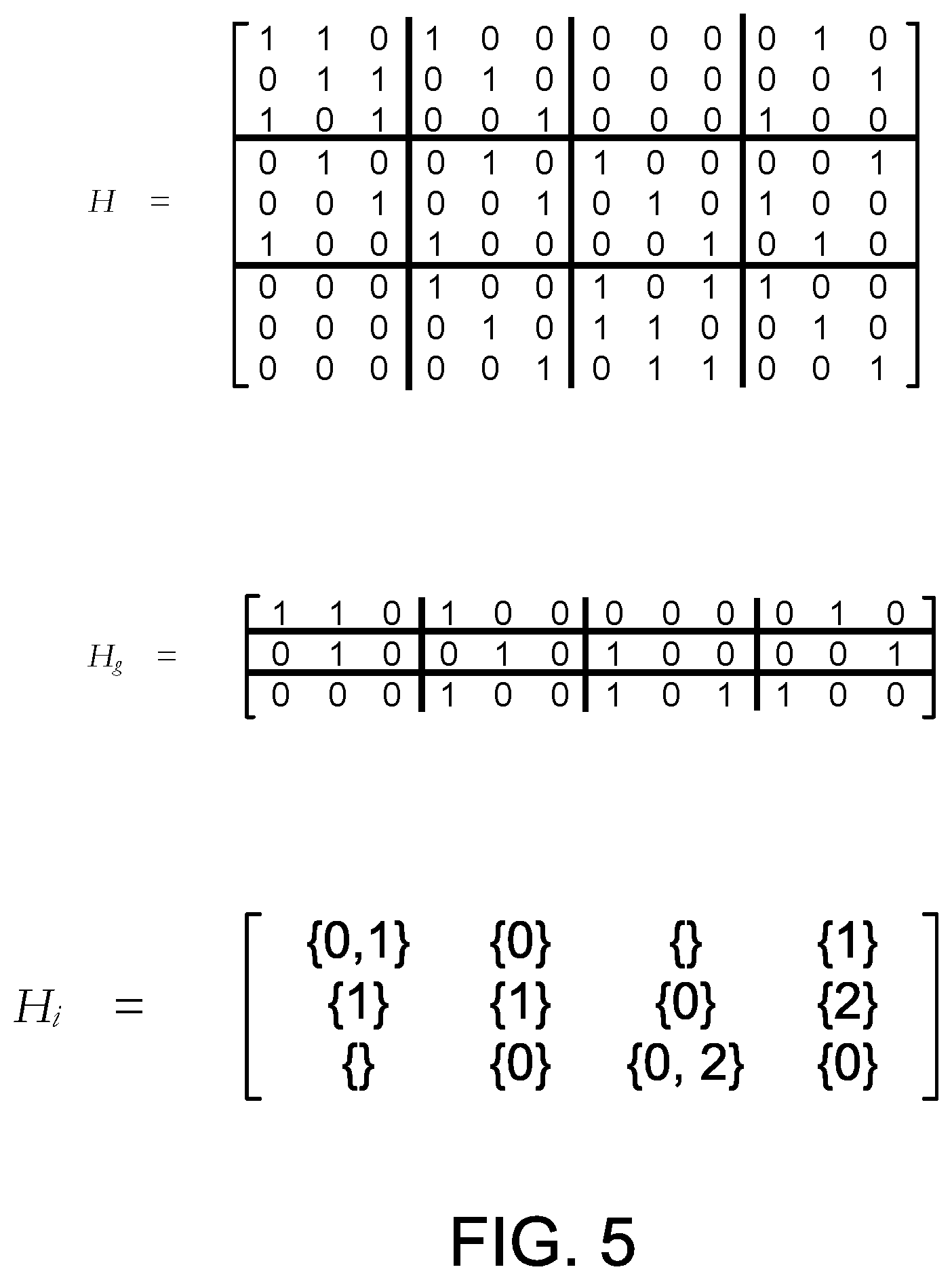 Patent US11784668 Figure 5 – Decoding fec codewords using ldpc codes define by a parity check matrix which is defined by rpc and qc constraints