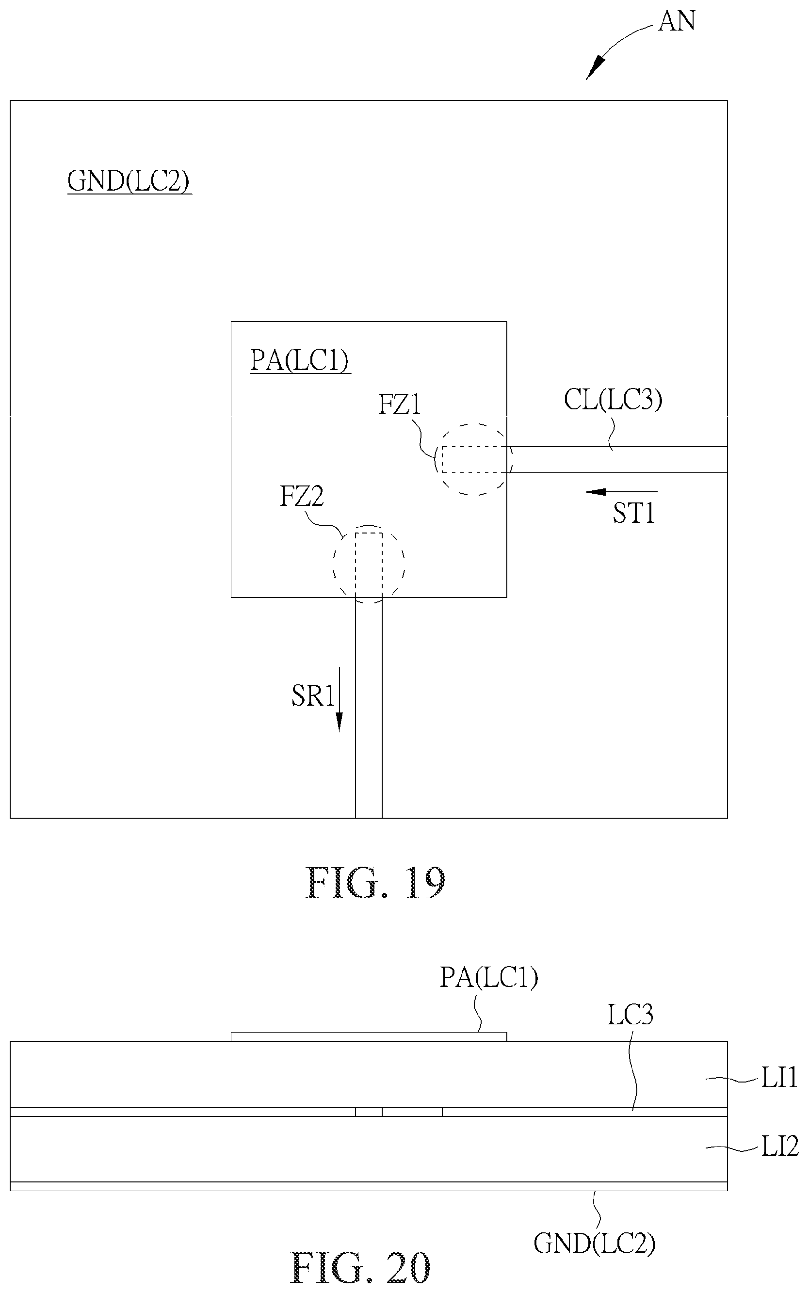 Patent US11784672 Figure 12 – Wireless signal transceiver device with a dual-polarized antenna with at least two feed zones