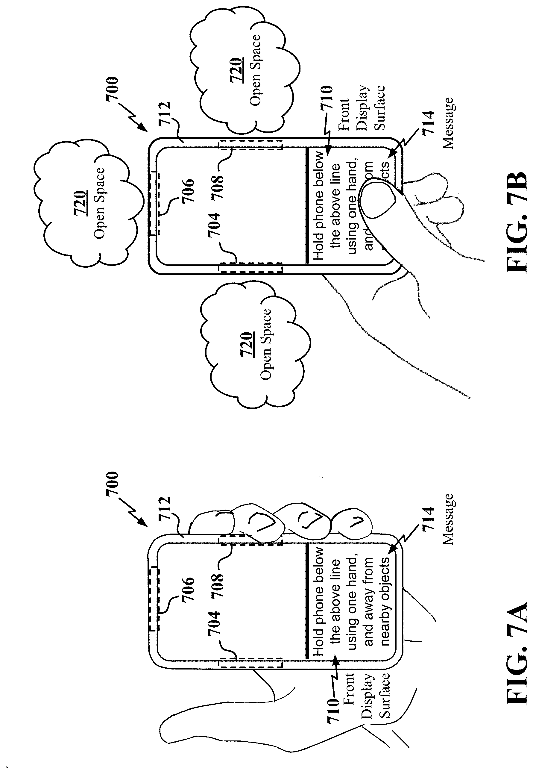 Patent US11784674 Figure 7 – Calibration of open space for an antenna array module
