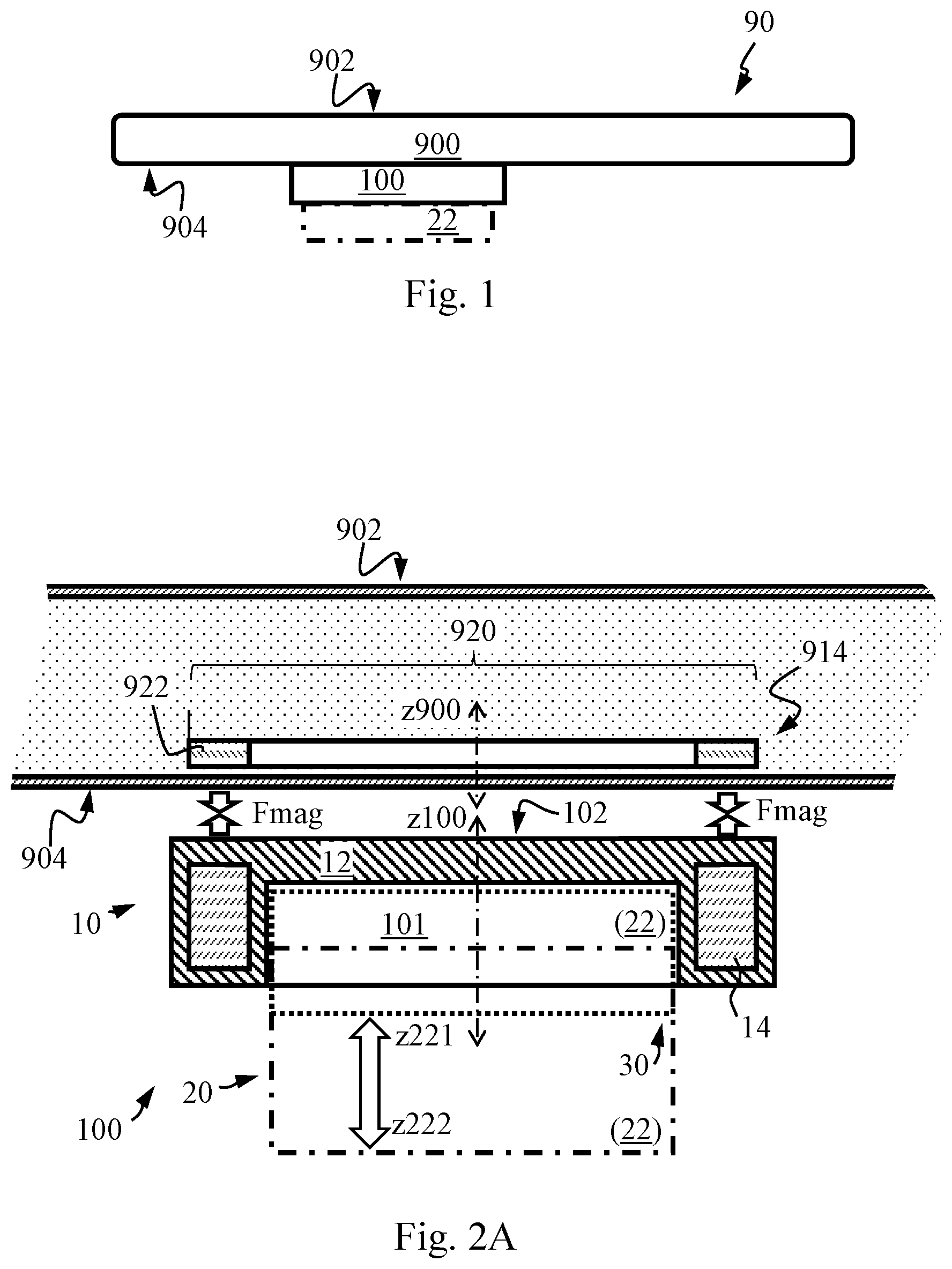 Patent US11784675 Figure 1 – Mobile device holder