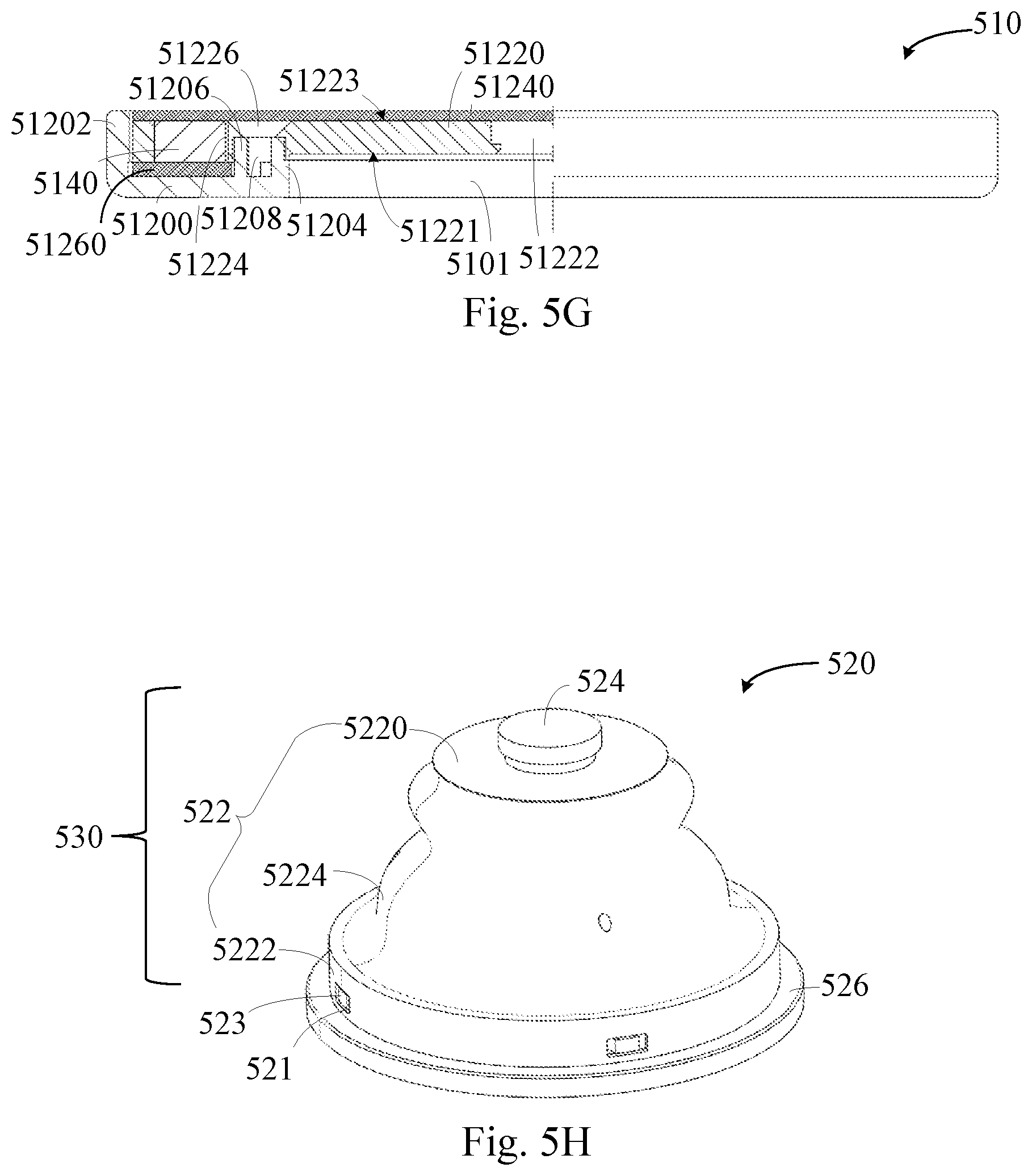 Patent US11784675 Figure 18 – Mobile device holder