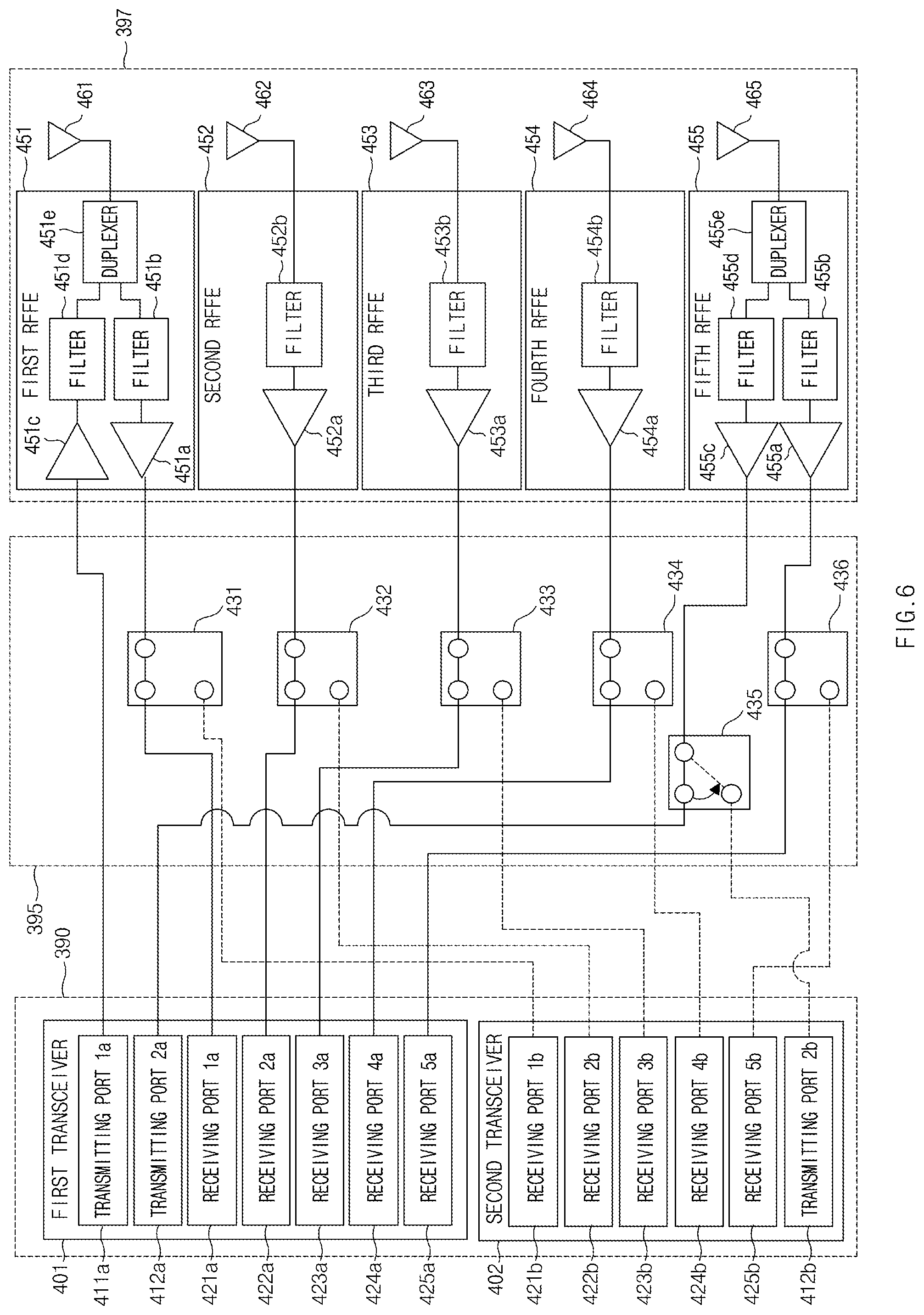Patent US11784676 Figure 6 – Method of switching receiving path and electronic device therefor