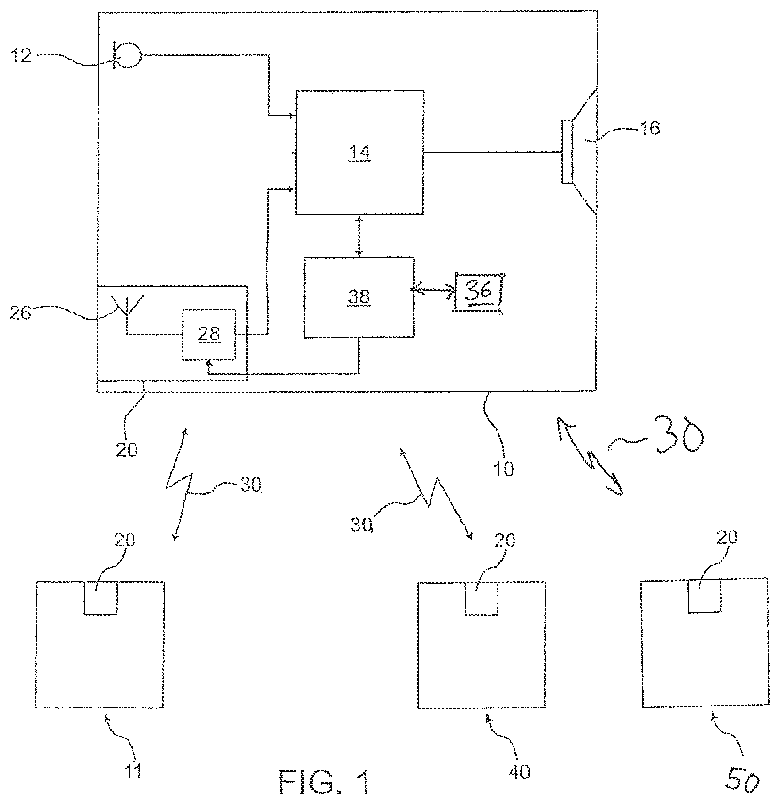 Patent US11784678 Figure 1 – Audio stream detection