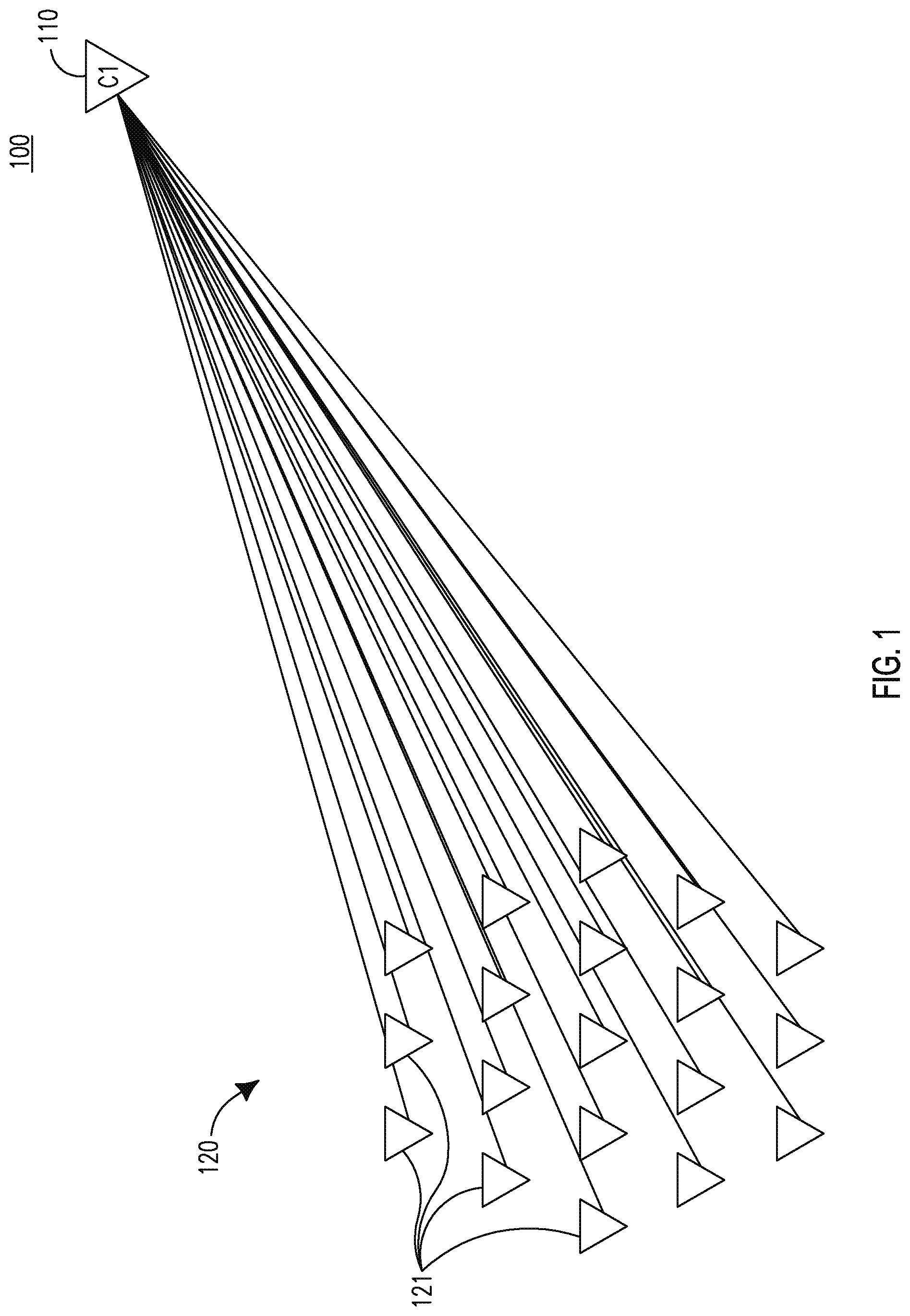 Patent US11784699 — Method and apparatus for focused data communications — Figure 1
