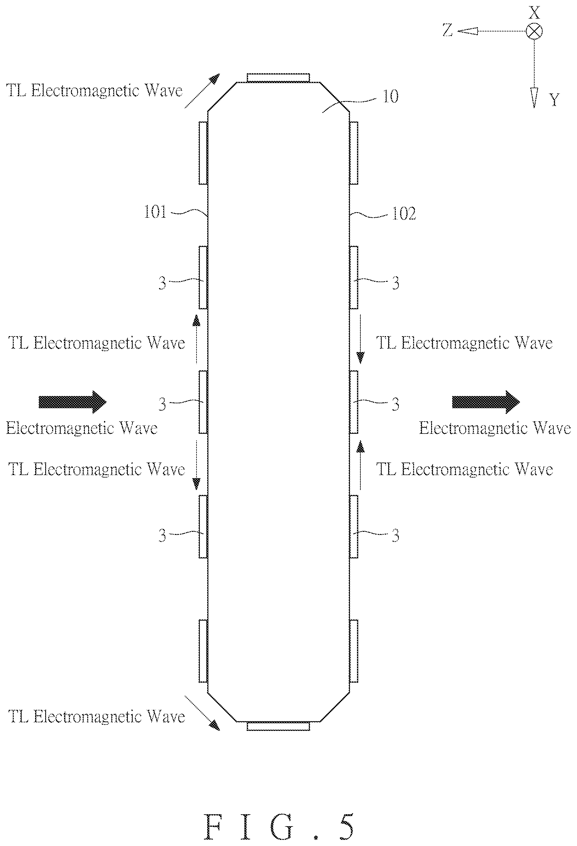 Patent US11784703 Figure 6 – System and method for diffraction of electromagnetic wave