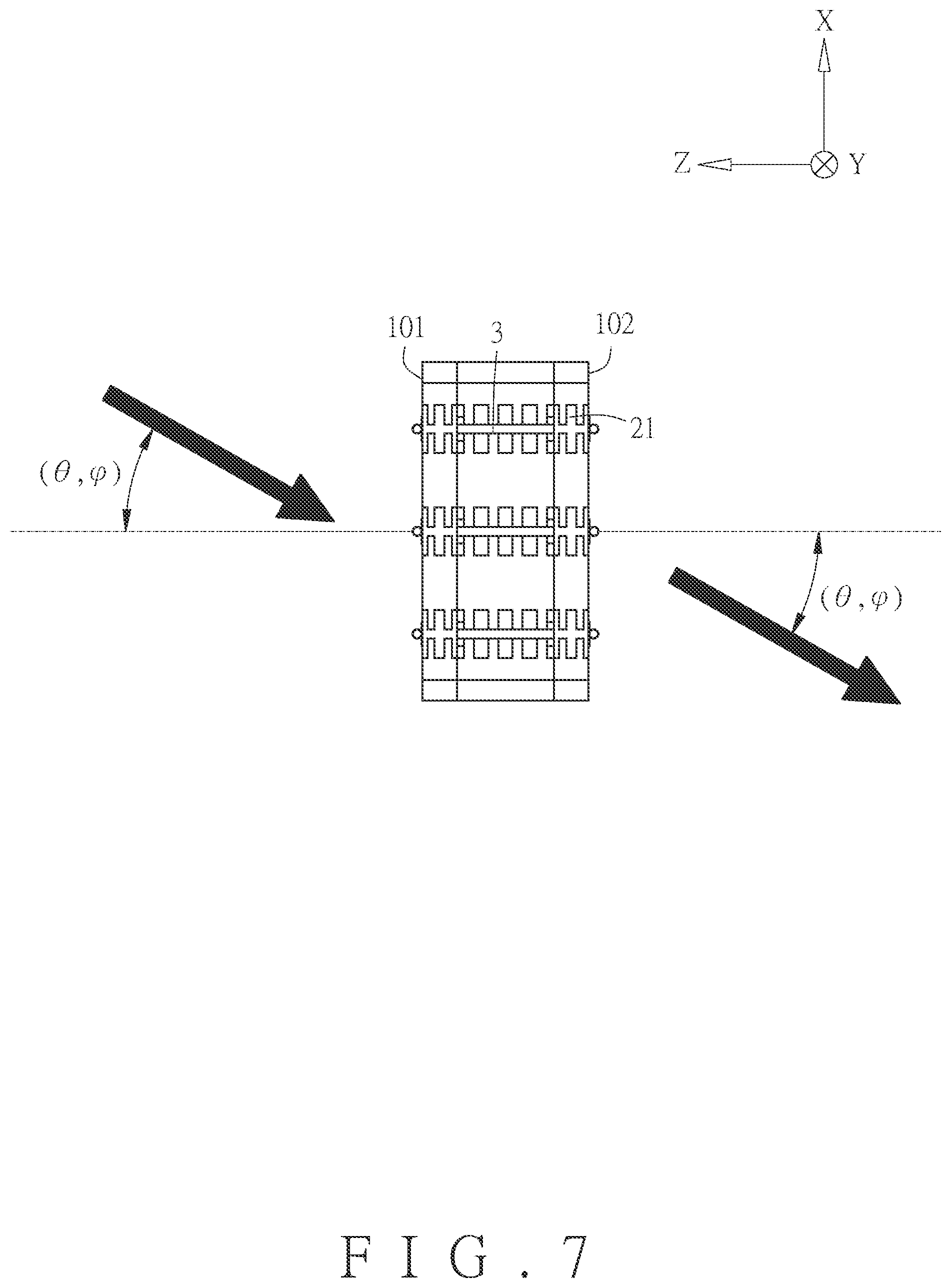 Patent US11784703 Figure 8 – System and method for diffraction of electromagnetic wave