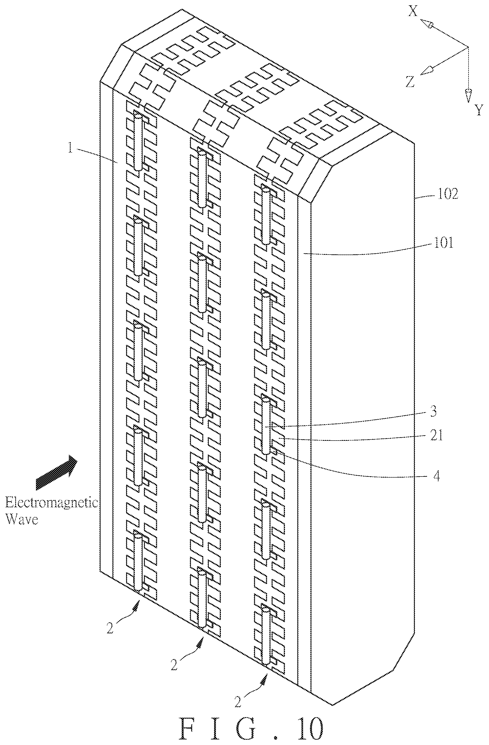 Patent US11784703 Figure 11 – System and method for diffraction of electromagnetic wave