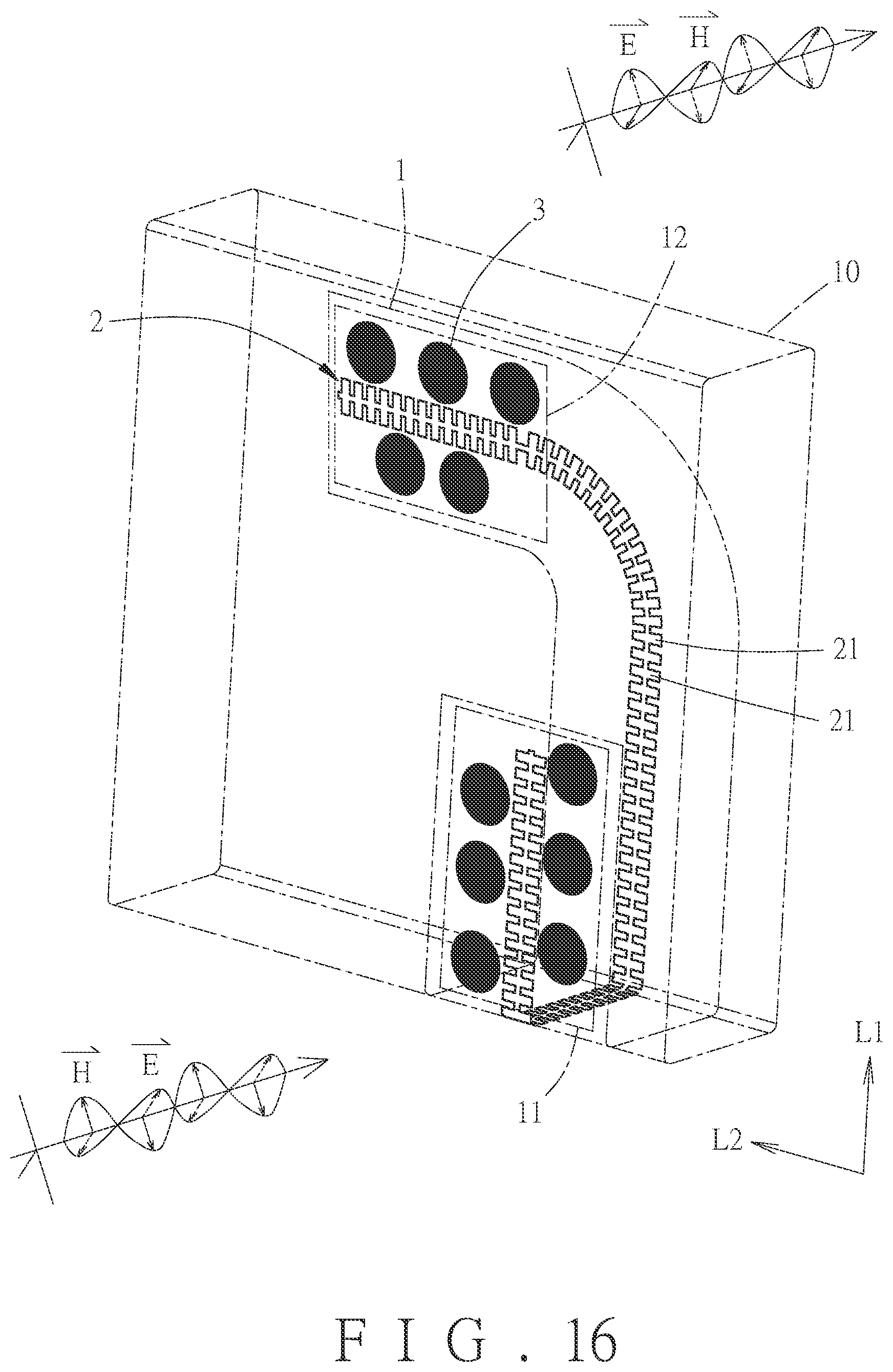 Patent US11784703 Figure 17 – System and method for diffraction of electromagnetic wave