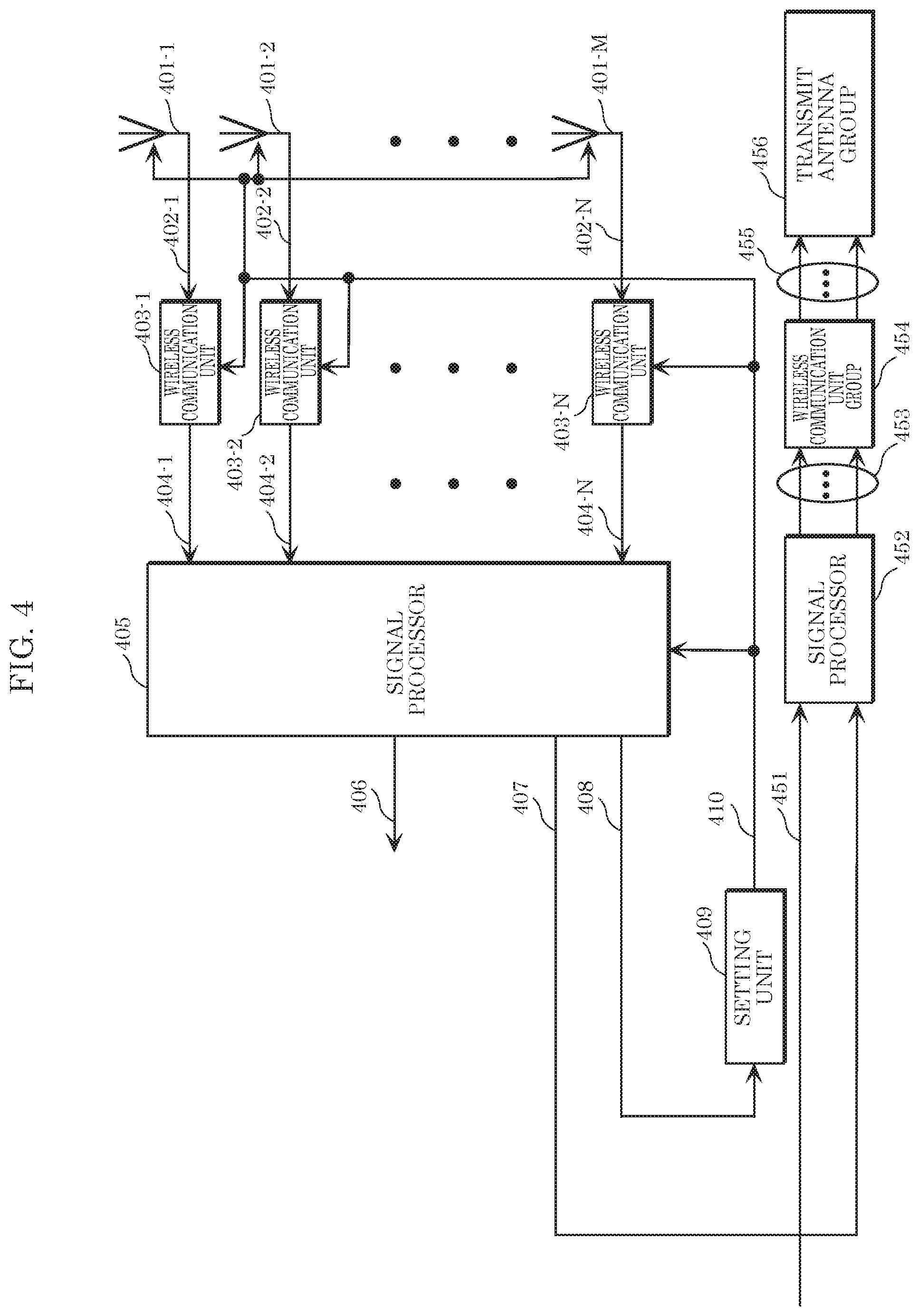 Patent US11784704 Figure 4 – Repeater device and repeating method