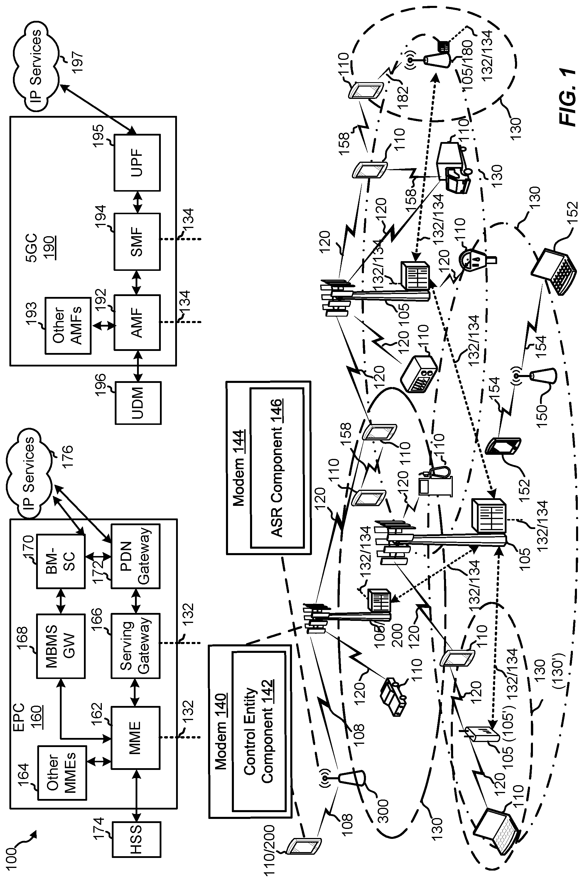 Patent US11784705 Figure 1 – Techniques for partial configuration of autonomously smart relay devices