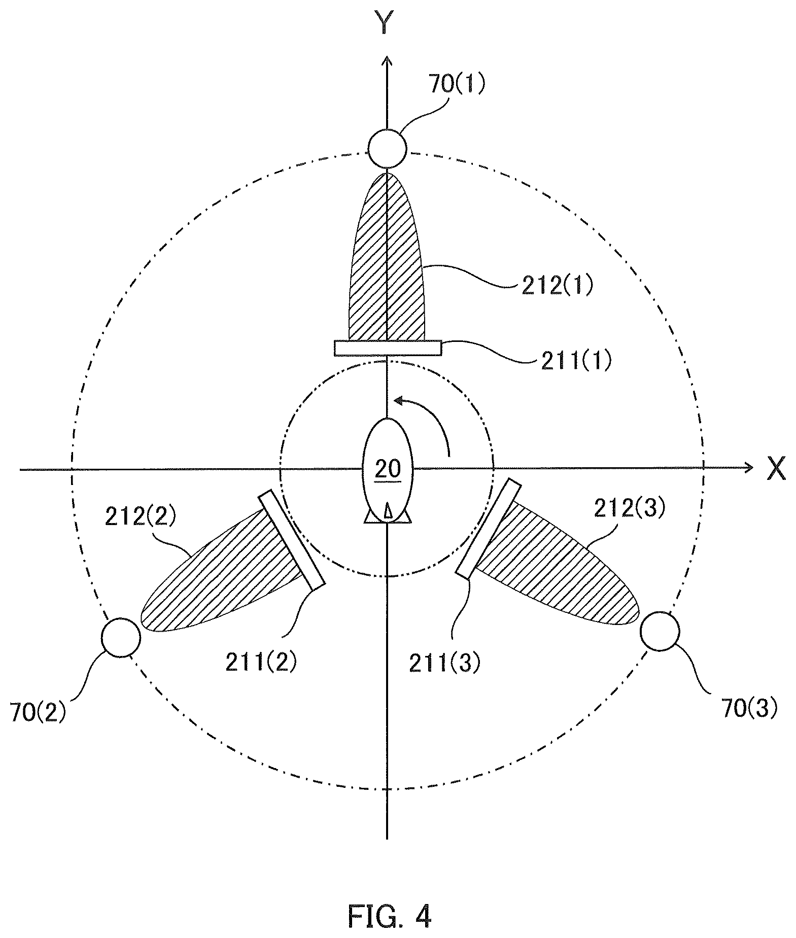 Patent US11784708 Figure 4 – Propagation path response estimation and interference canceling using spread-spectrum pilot signal in multi-feeder link of HAPS