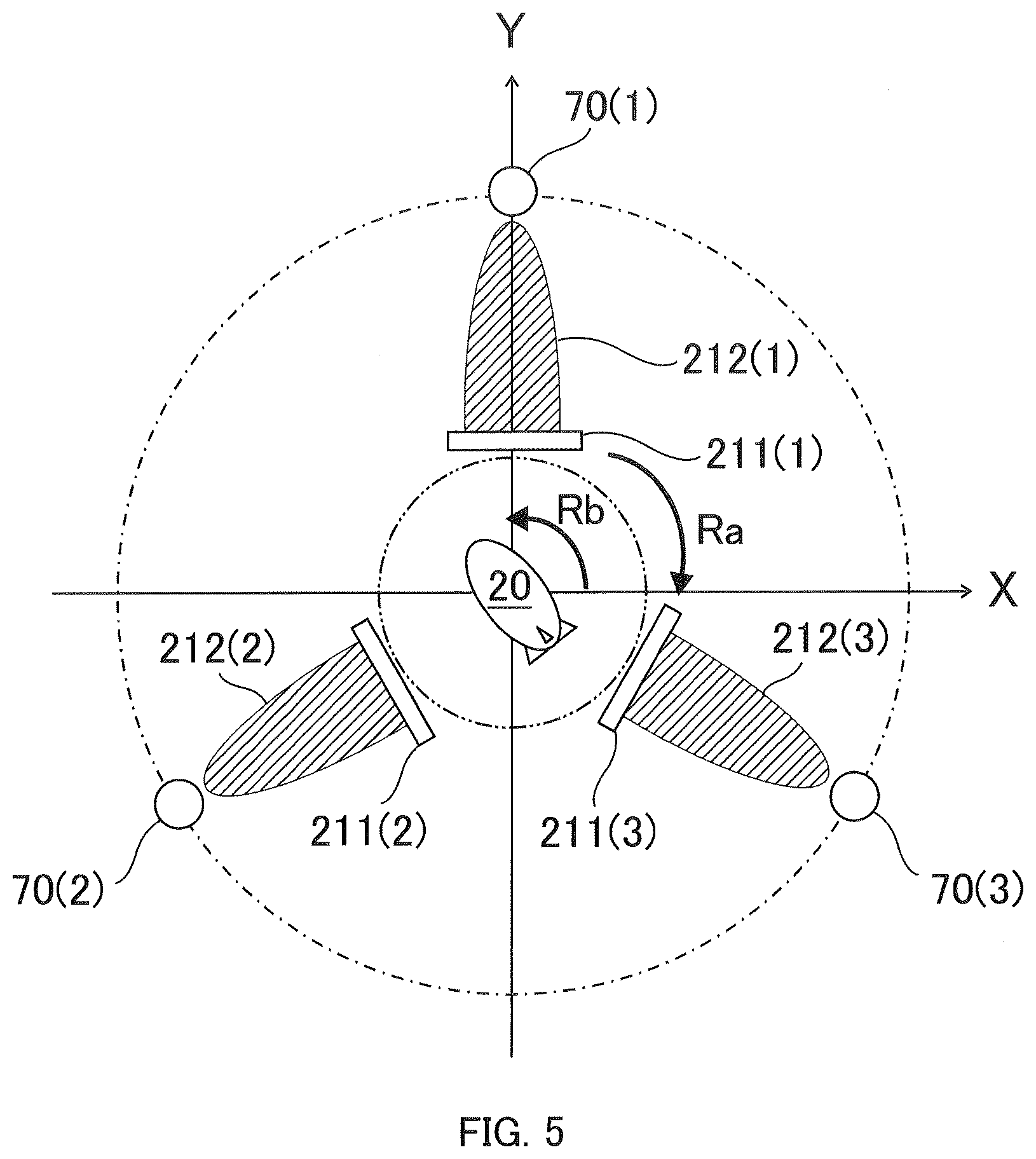 Patent US11784708 Figure 5 – Propagation path response estimation and interference canceling using spread-spectrum pilot signal in multi-feeder link of HAPS
