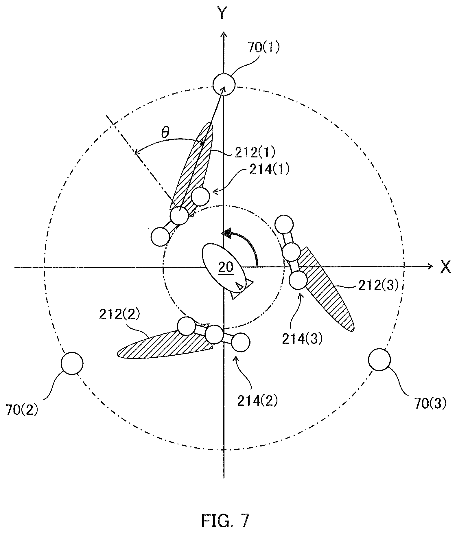 Patent US11784708 Figure 7 – Propagation path response estimation and interference canceling using spread-spectrum pilot signal in multi-feeder link of HAPS