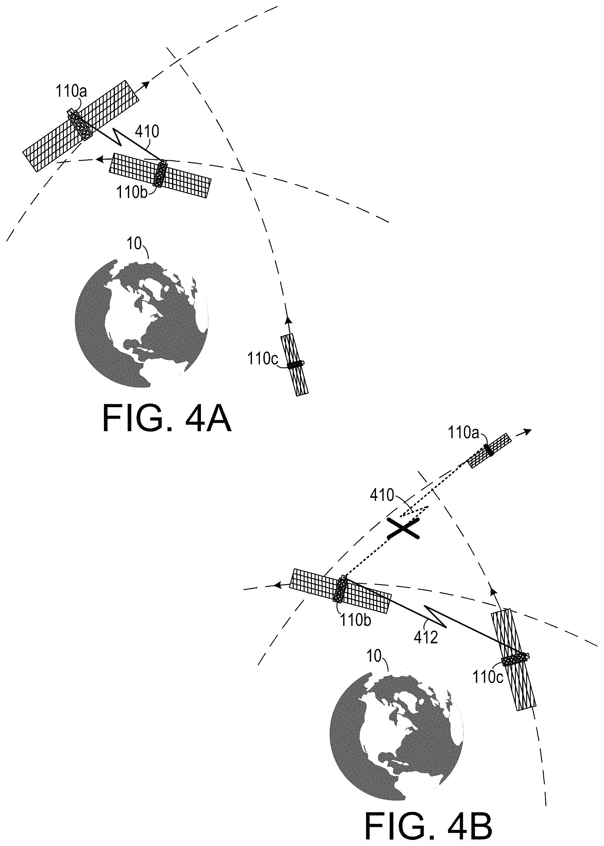 Patent US11784711 Figure 3 – Network employing cube satellites