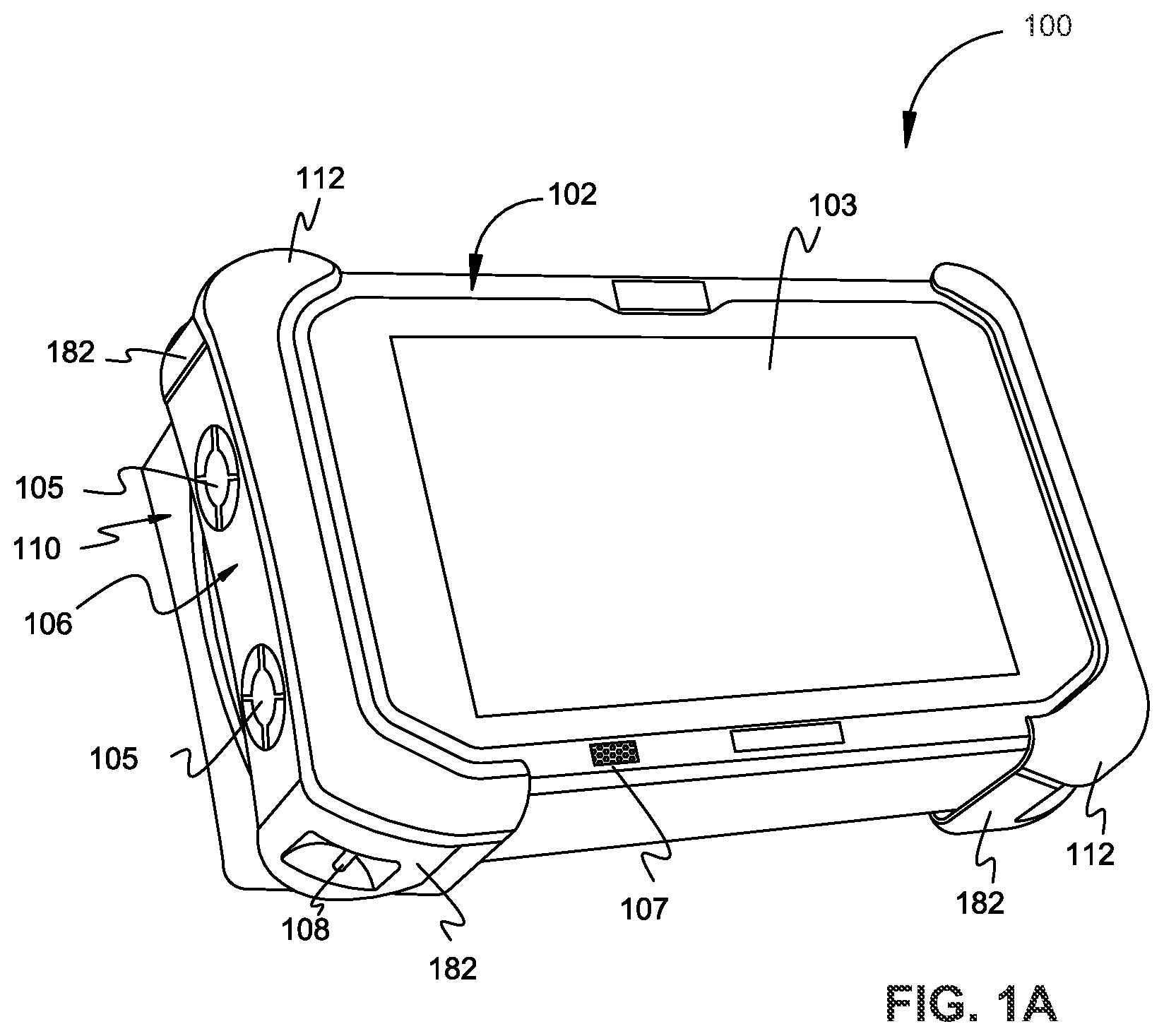 Patent US11784712 Figure 1 – Modular cell site installation, testing, measurement, and maintenance tool