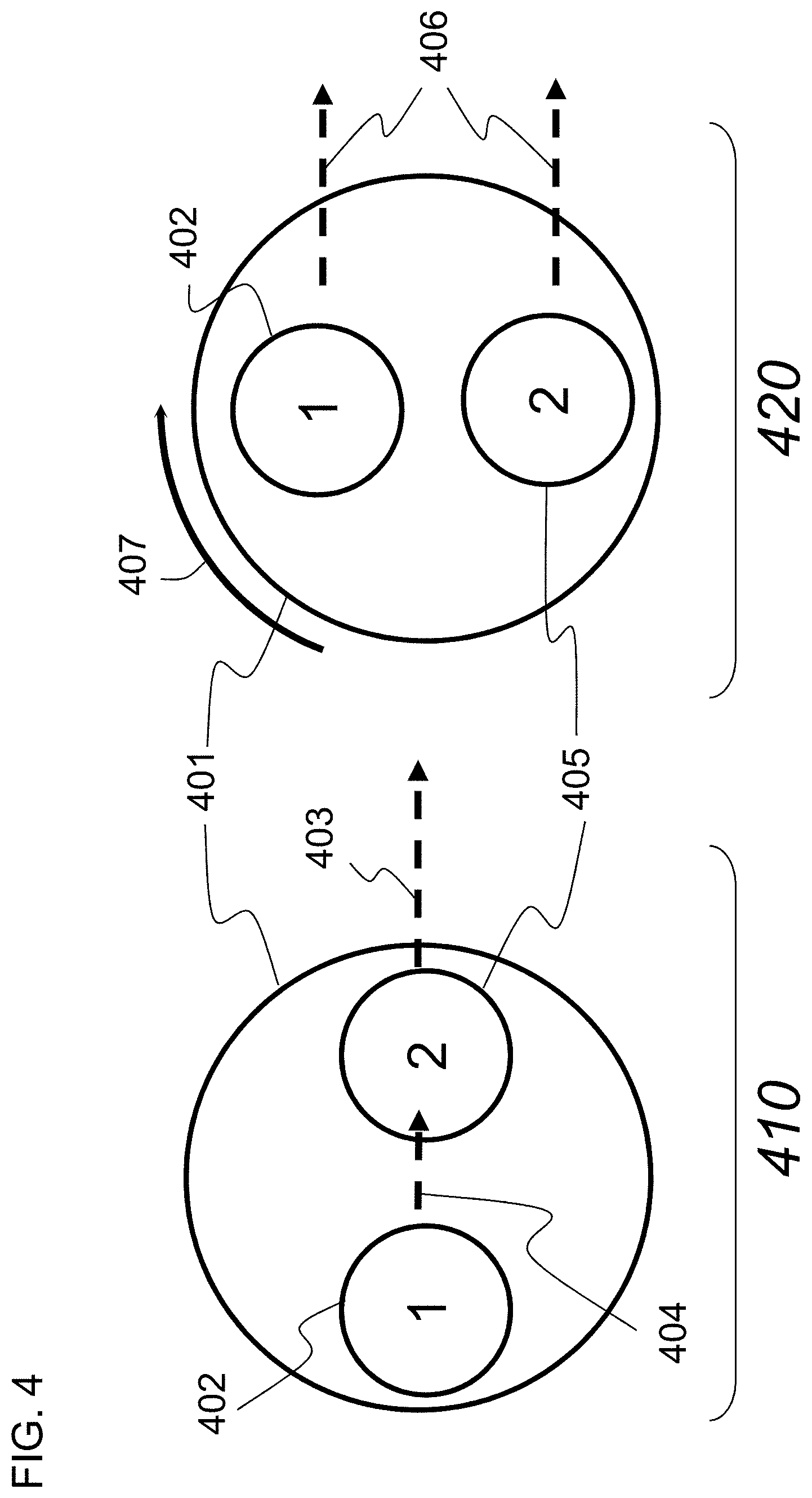 Patent US11784713 Figure 4 – Wide and fully flexible two-electromagnetic-beam steering device