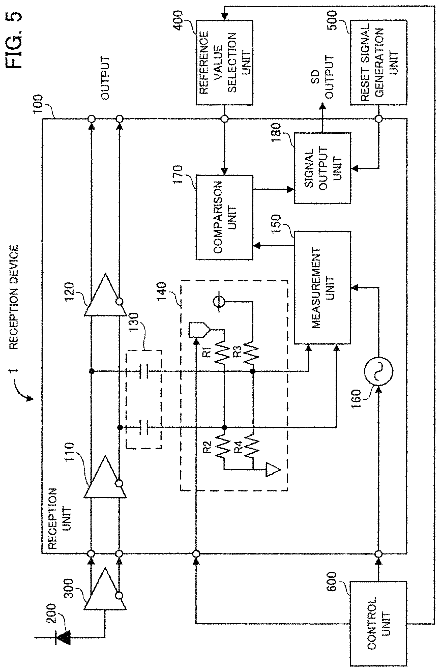 Patent US11784721 Figure 5 – Reception device