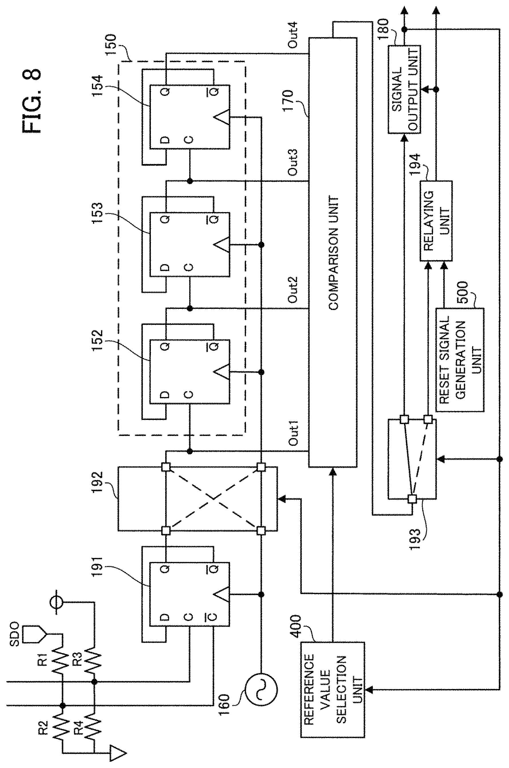 Patent US11784721 Figure 8 – Reception device