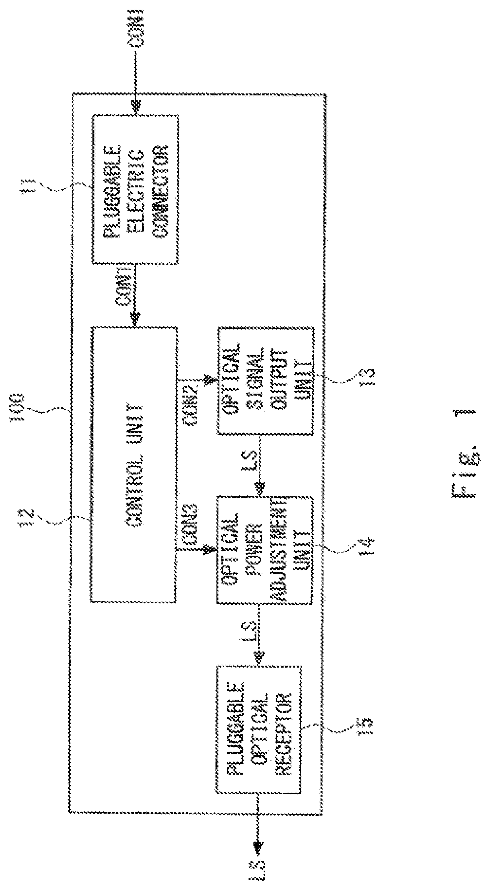 Patent US11784739 Figure 1 – Wavelength-tunable pluggable optical module, optical communication system and wavelength change method of wavelength-tunable pluggable optical module